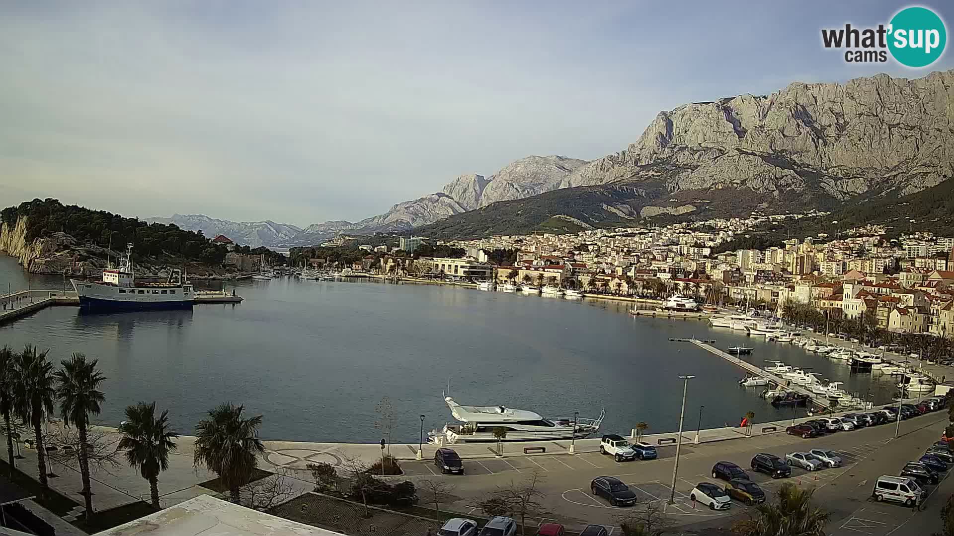 Webcam Makarska paseo junto al mar