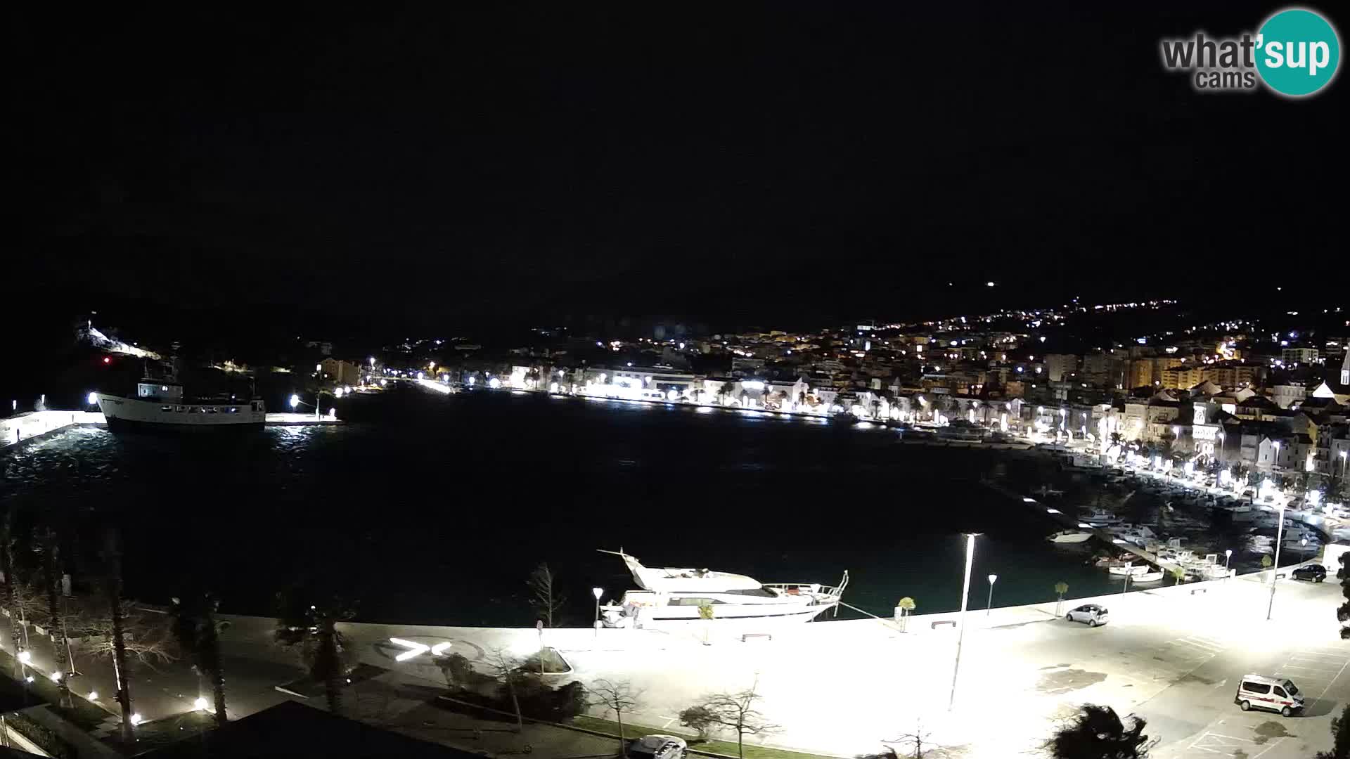 Webcam Makarska paseo junto al mar