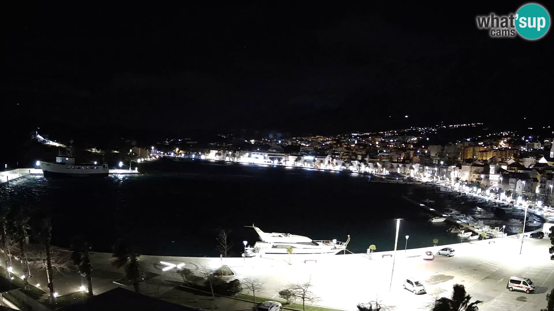 Webcam Makarska paseo junto al mar