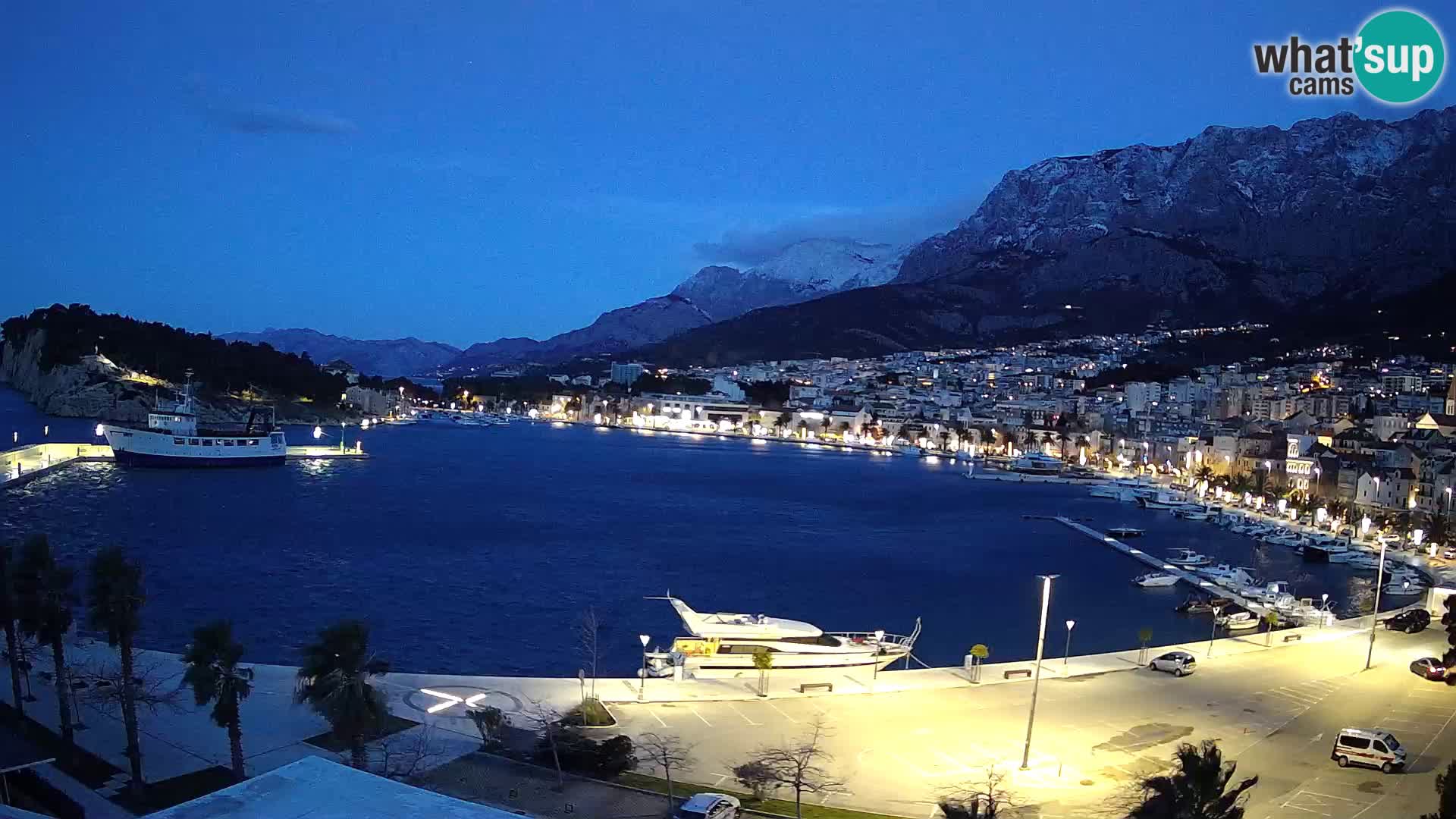 Webcam Makarska paseo junto al mar