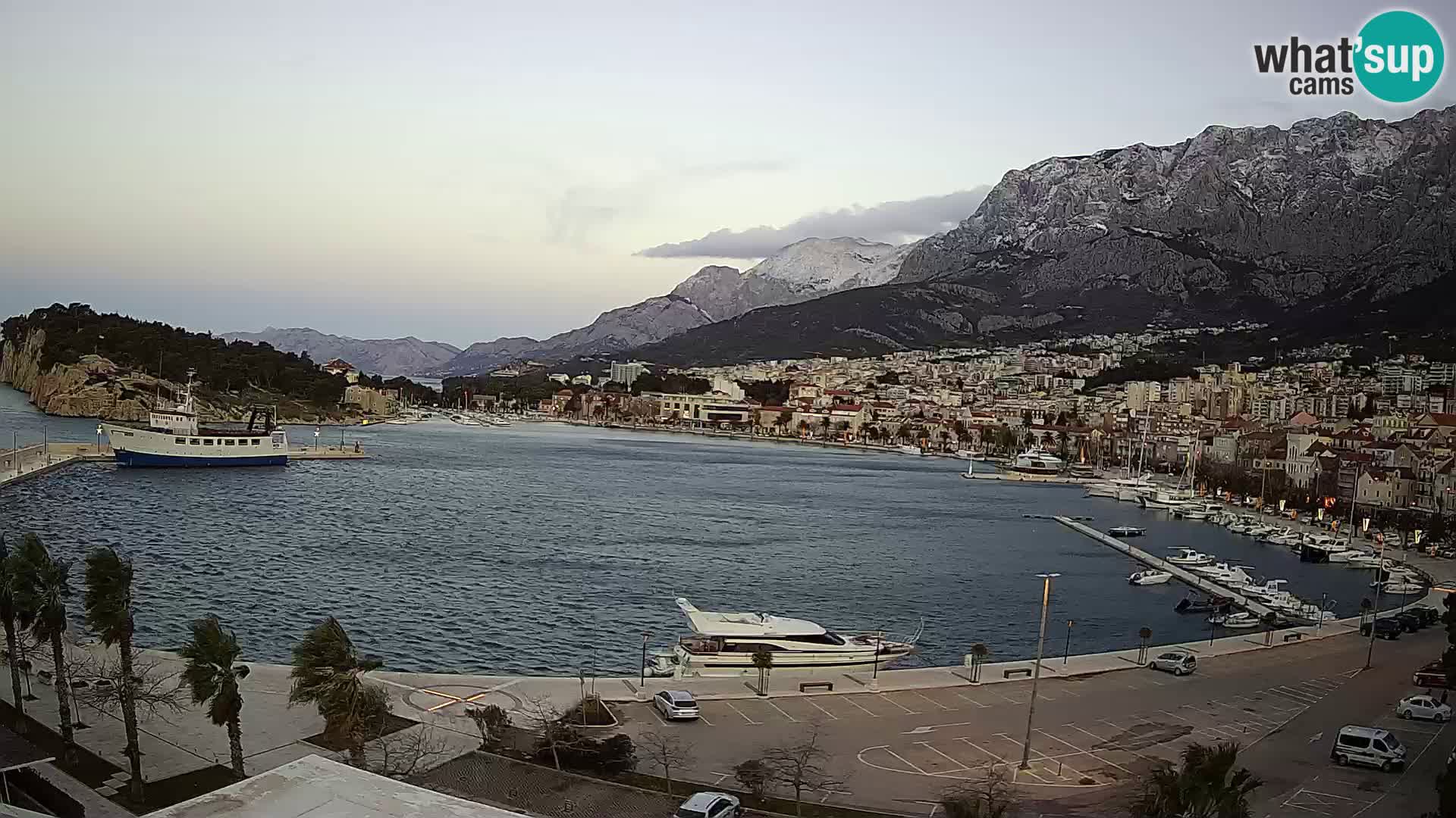 Webcam Makarska paseo junto al mar