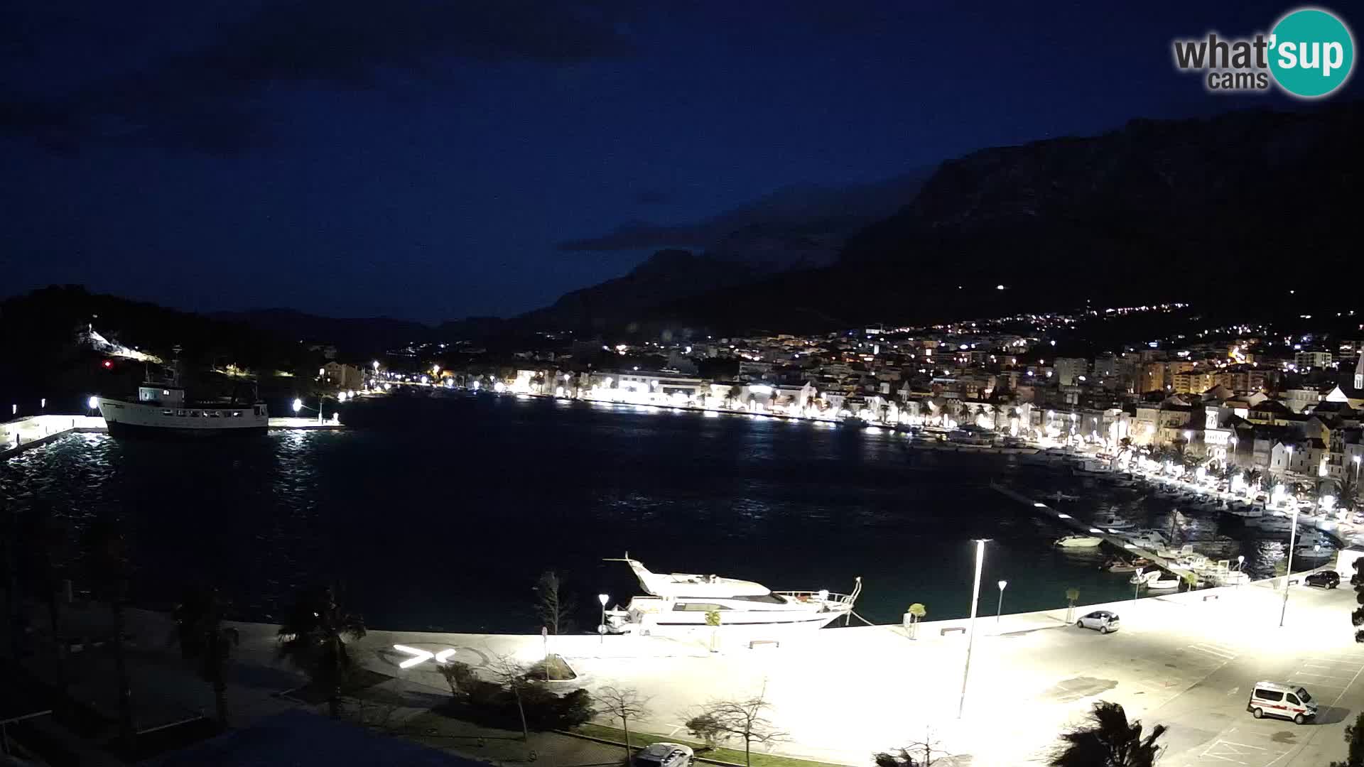 Webcam Makarska paseo junto al mar