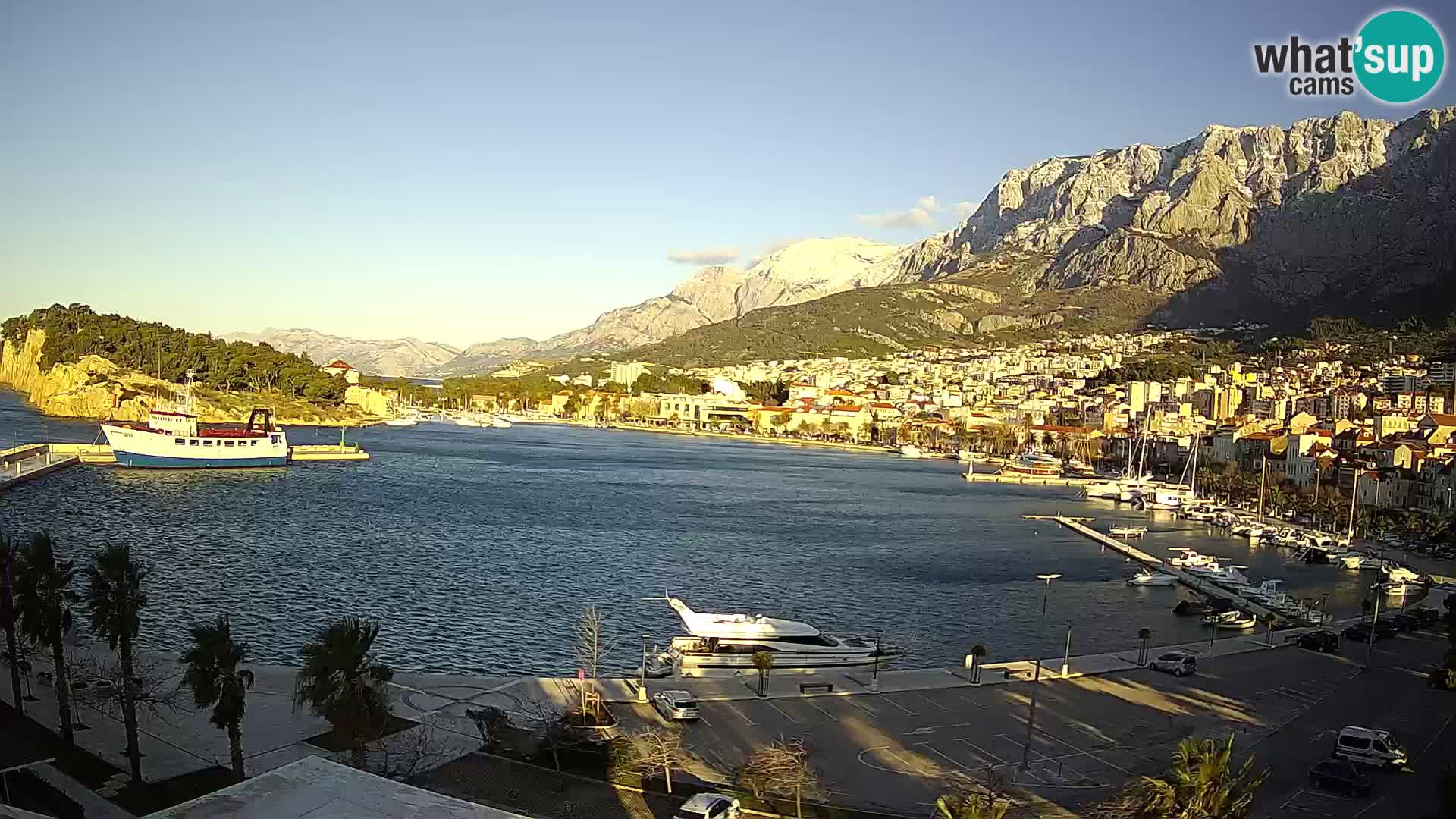 Webcam Makarska paseo junto al mar