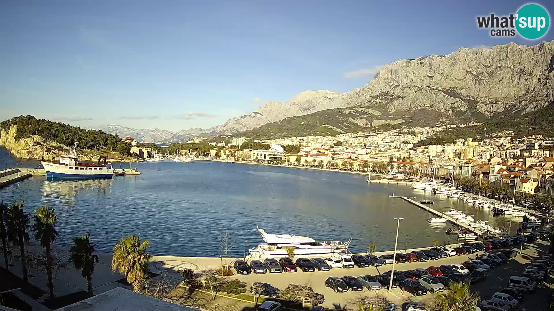 Webcam Makarska paseo junto al mar