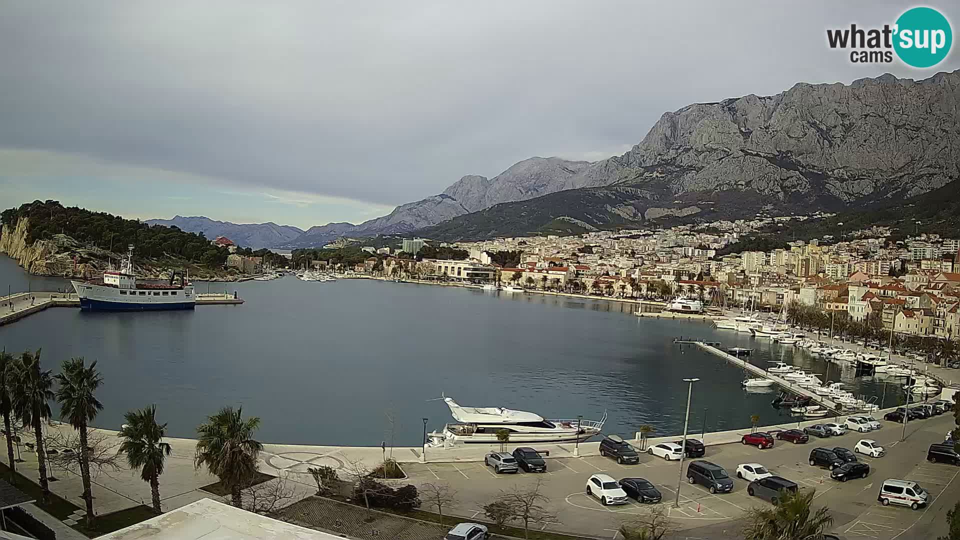 Webcam Makarska paseo junto al mar