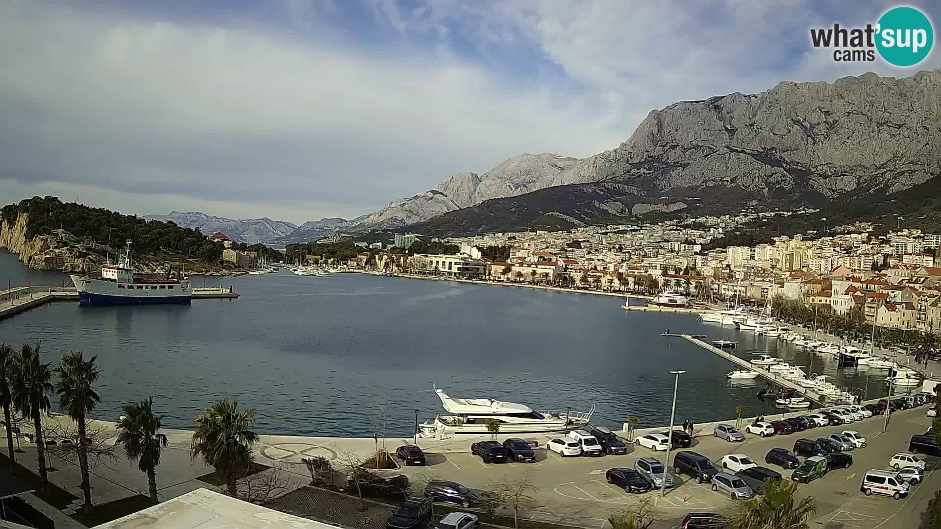 Webcam Makarska paseo junto al mar