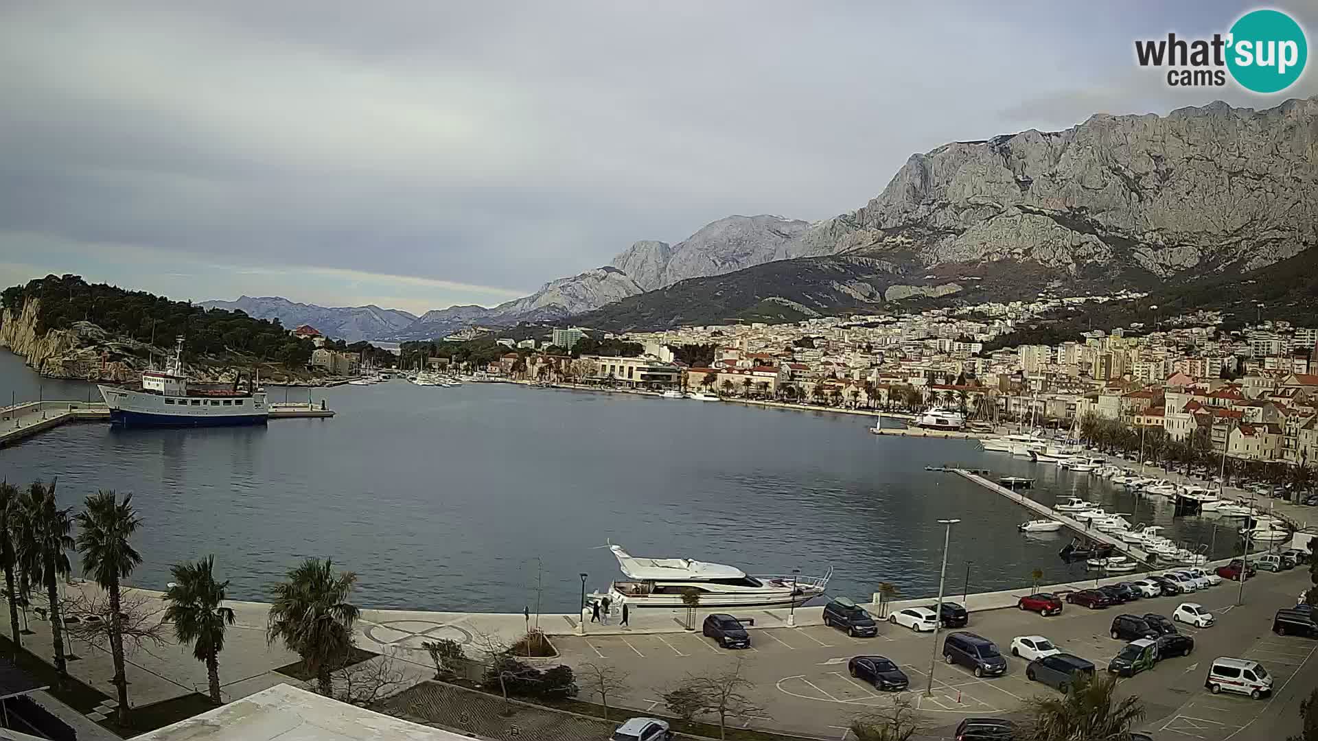 Webcam Makarska paseo junto al mar