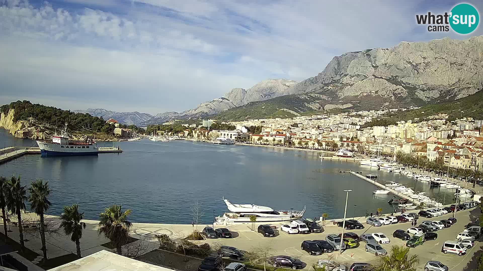 Webcam Makarska paseo junto al mar