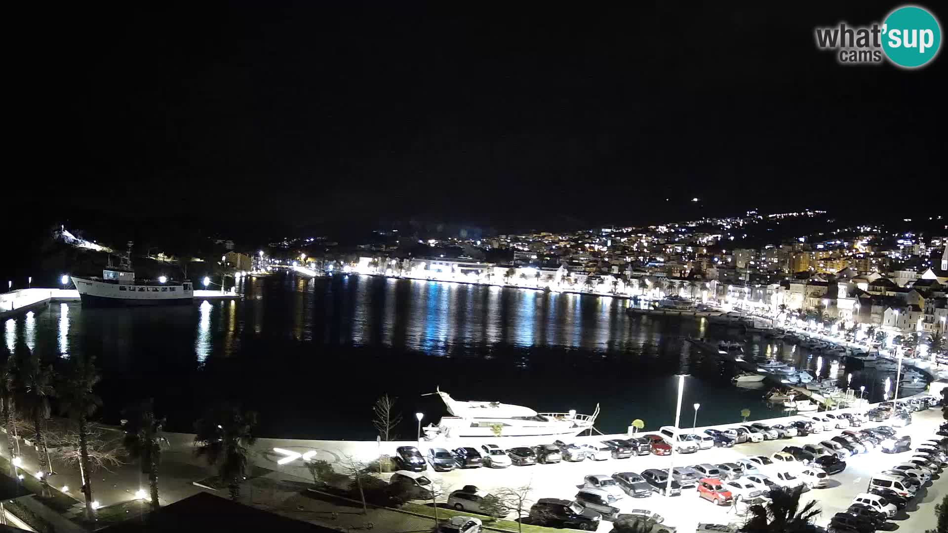 Webcam Makarska ‘s seaside promenade