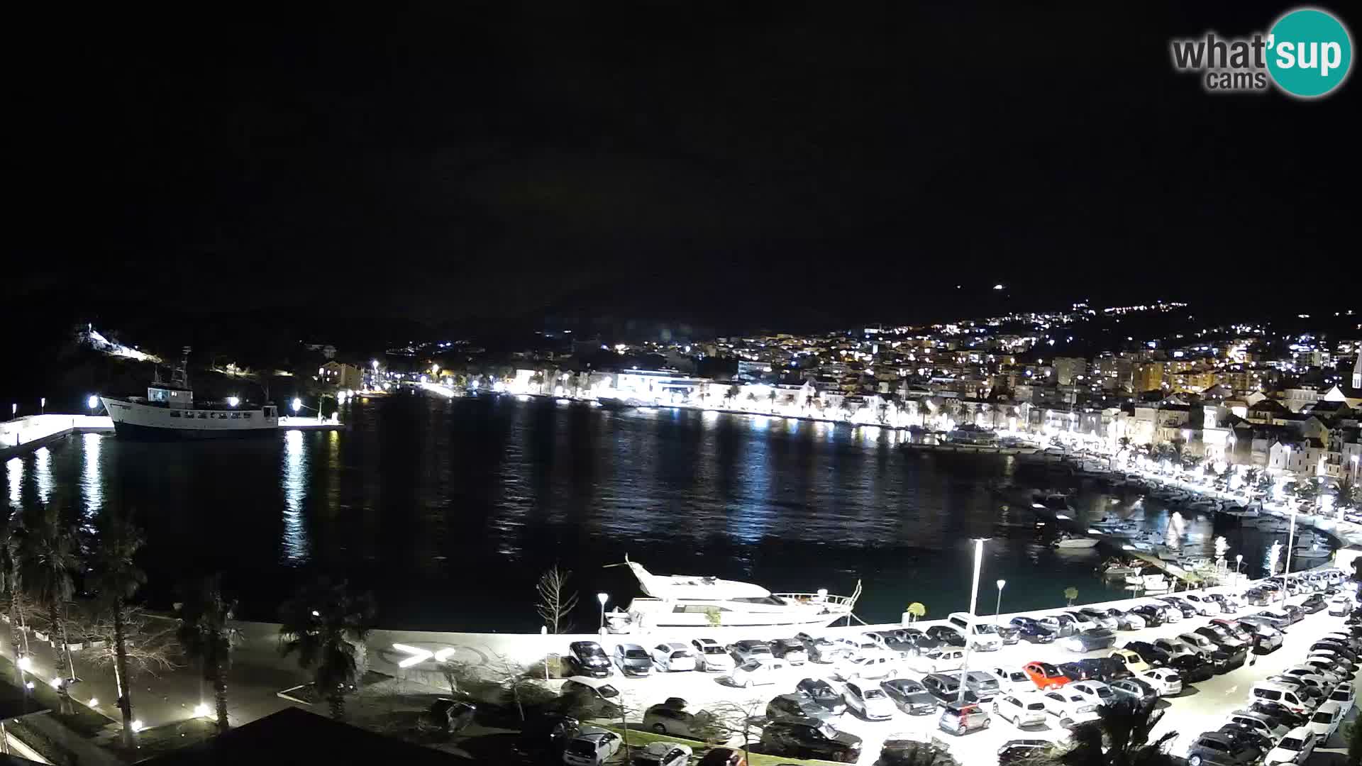 Webcam Makarska paseo junto al mar