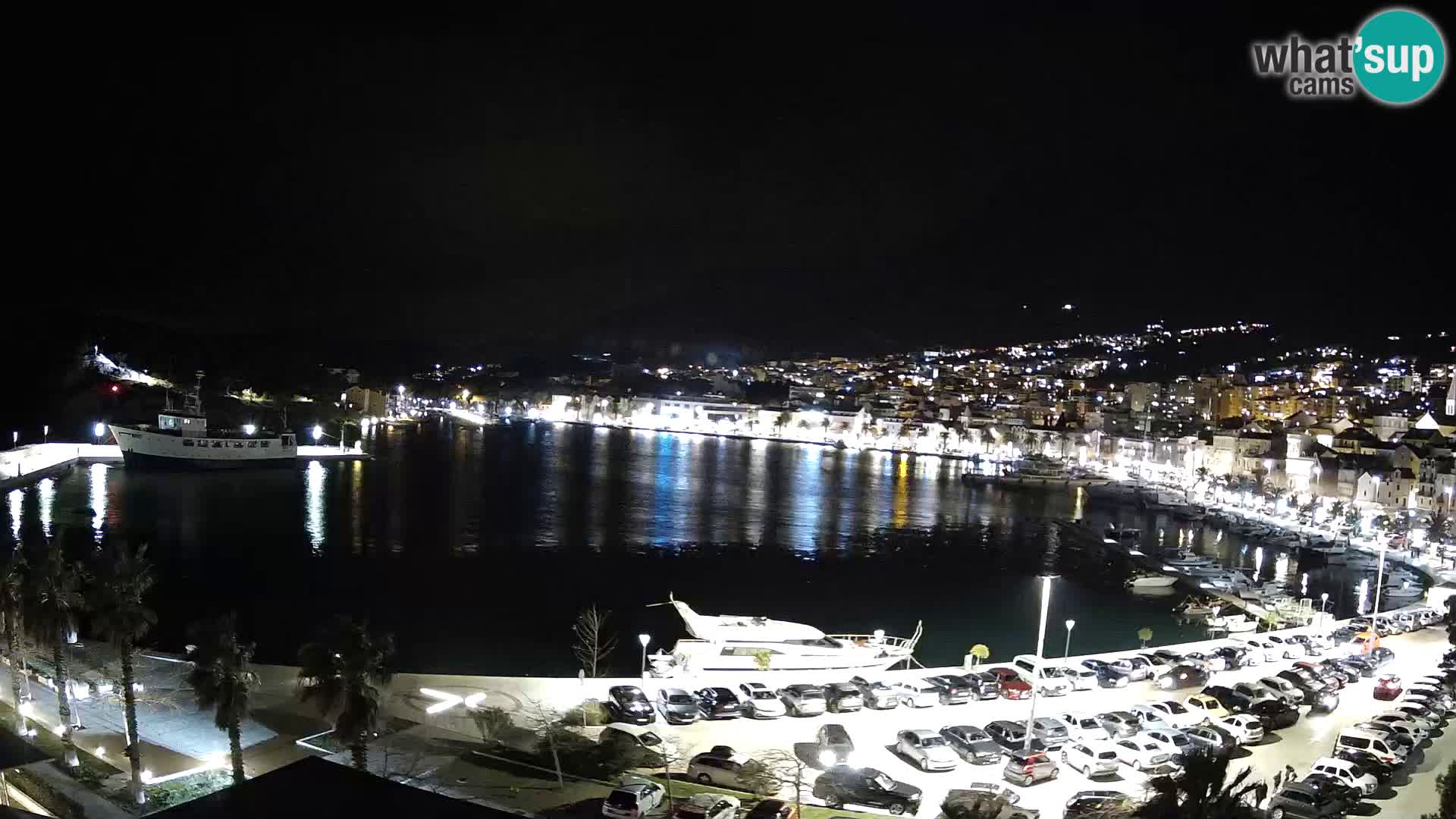 Webcam Makarska ‘s seaside promenade