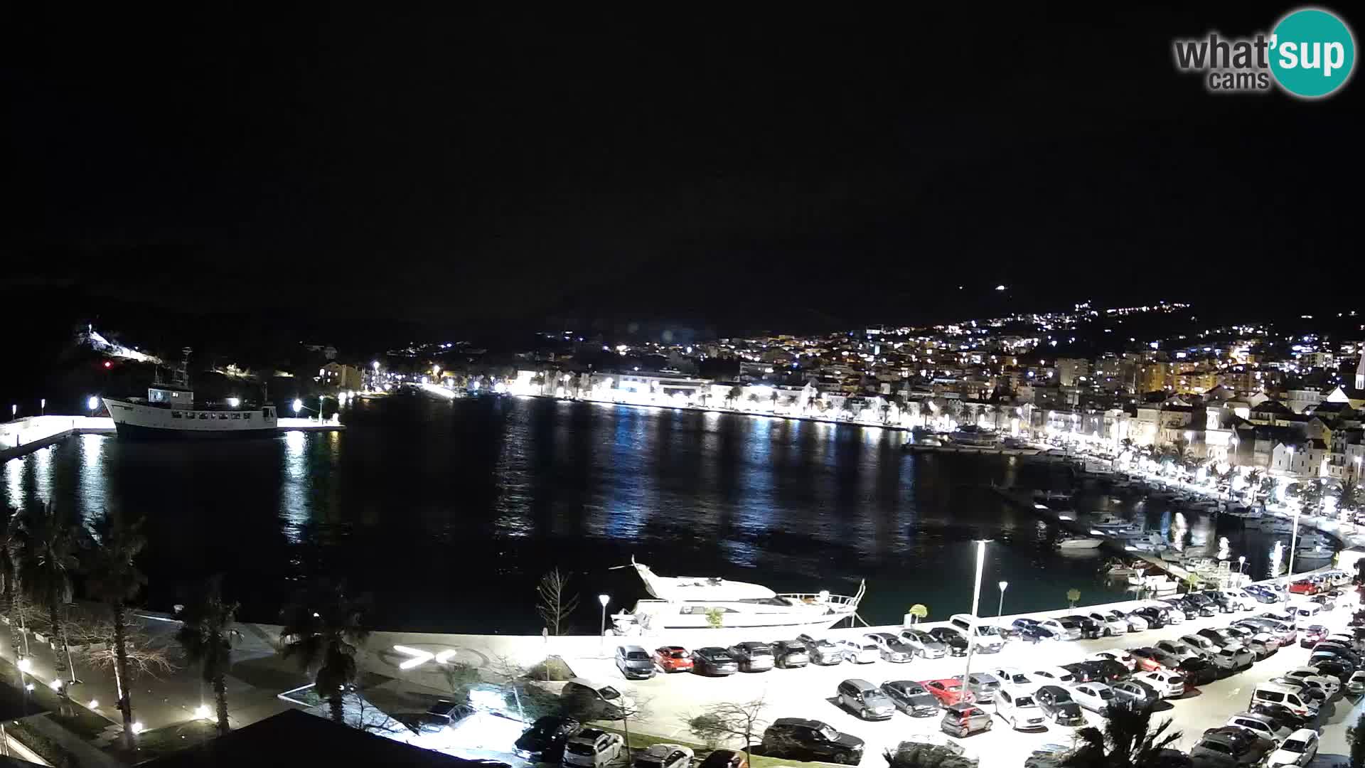 Webcam Makarska ‘s seaside promenade