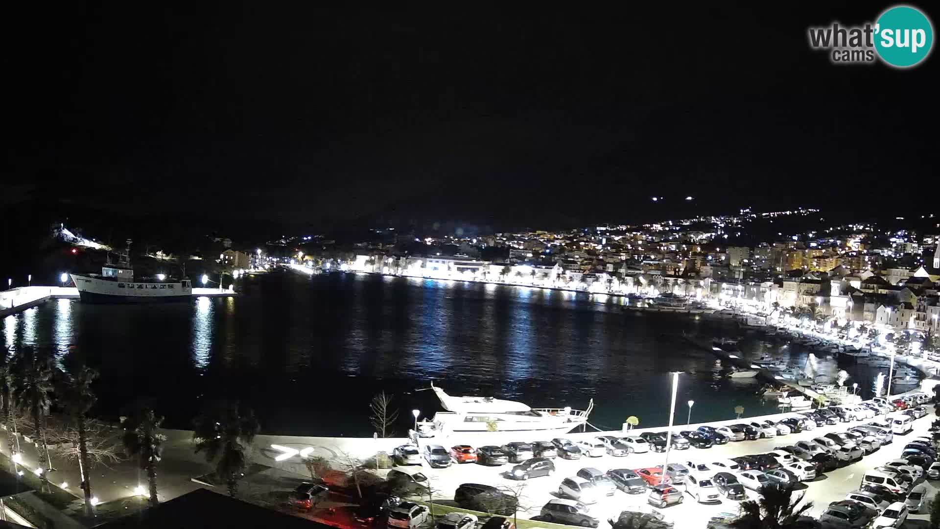 Webcam Makarska ‘s seaside promenade