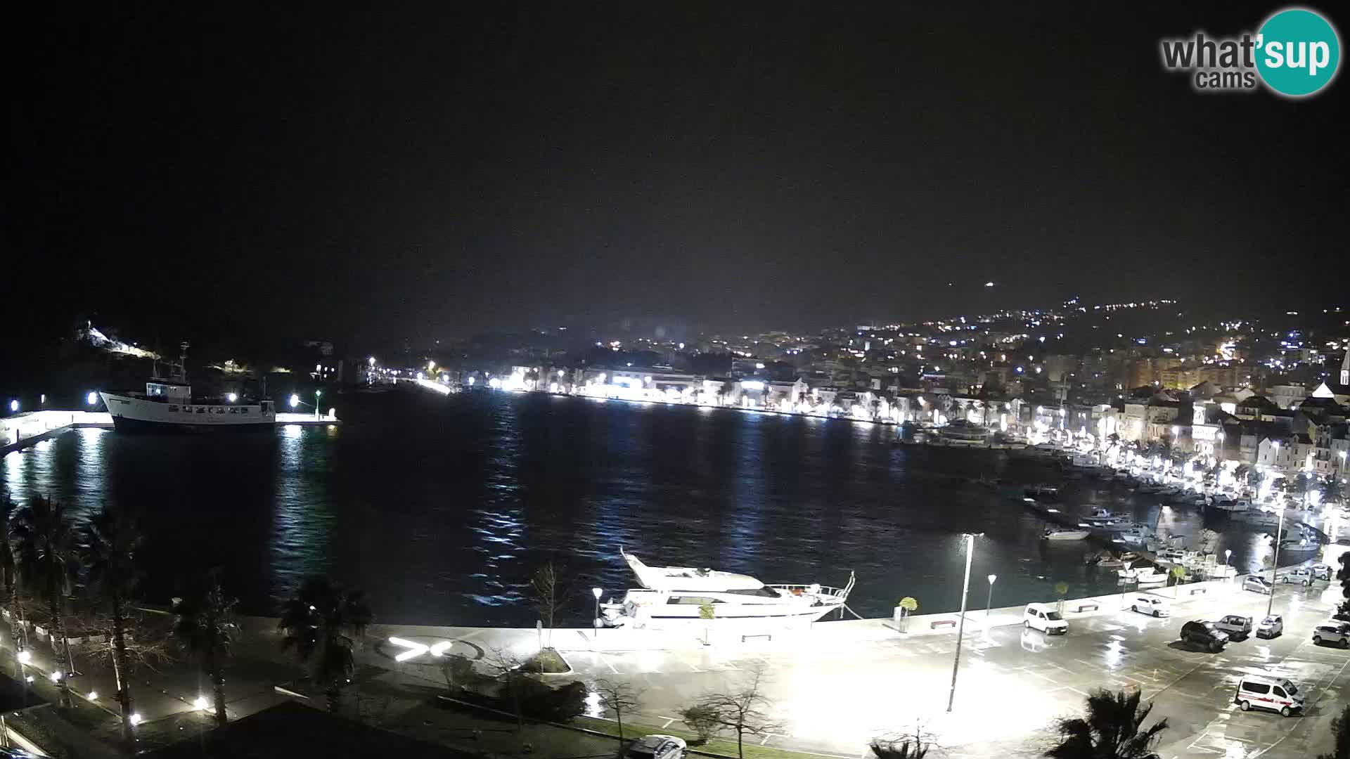 Webcam Makarska ‘s seaside promenade