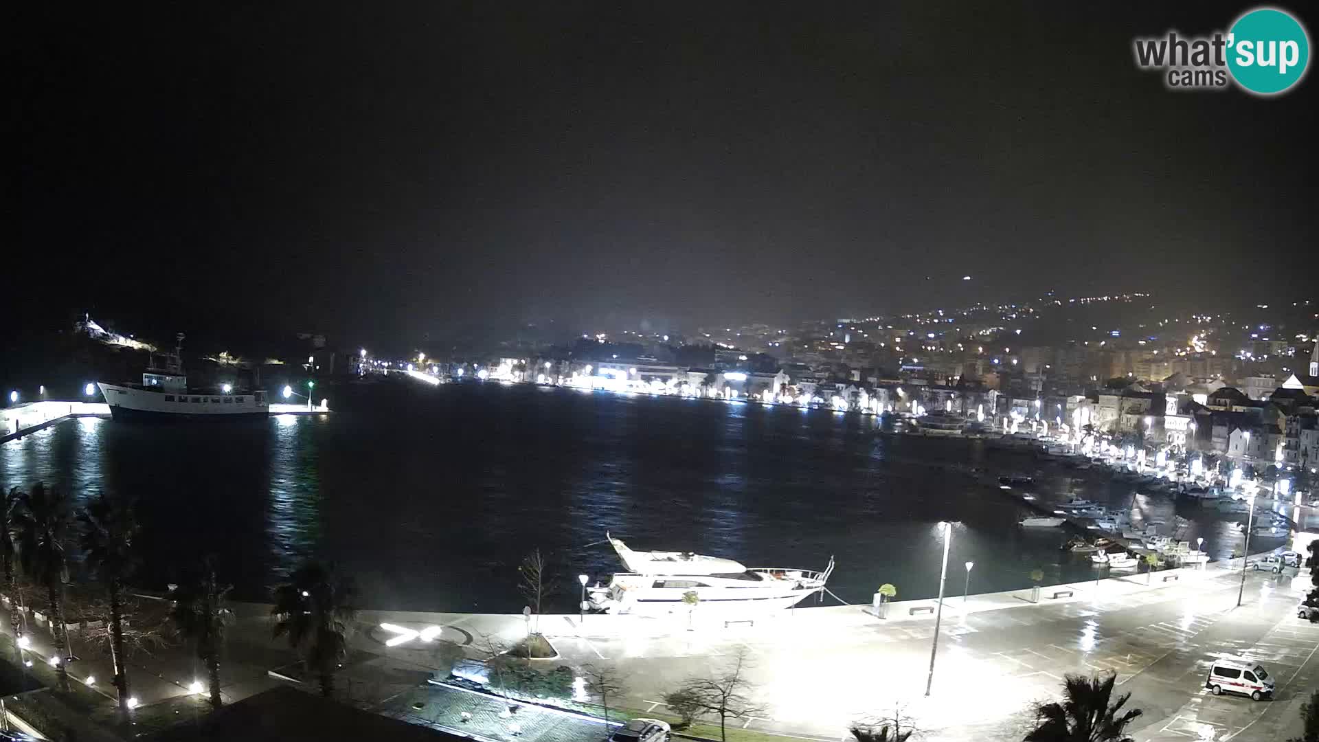 Webcam Makarska paseo junto al mar