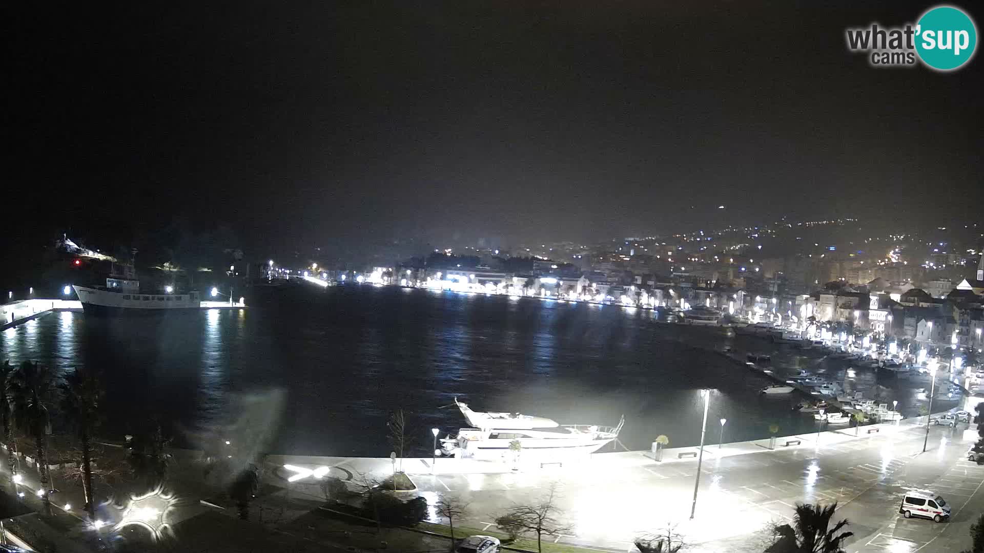 Webcam Makarska paseo junto al mar