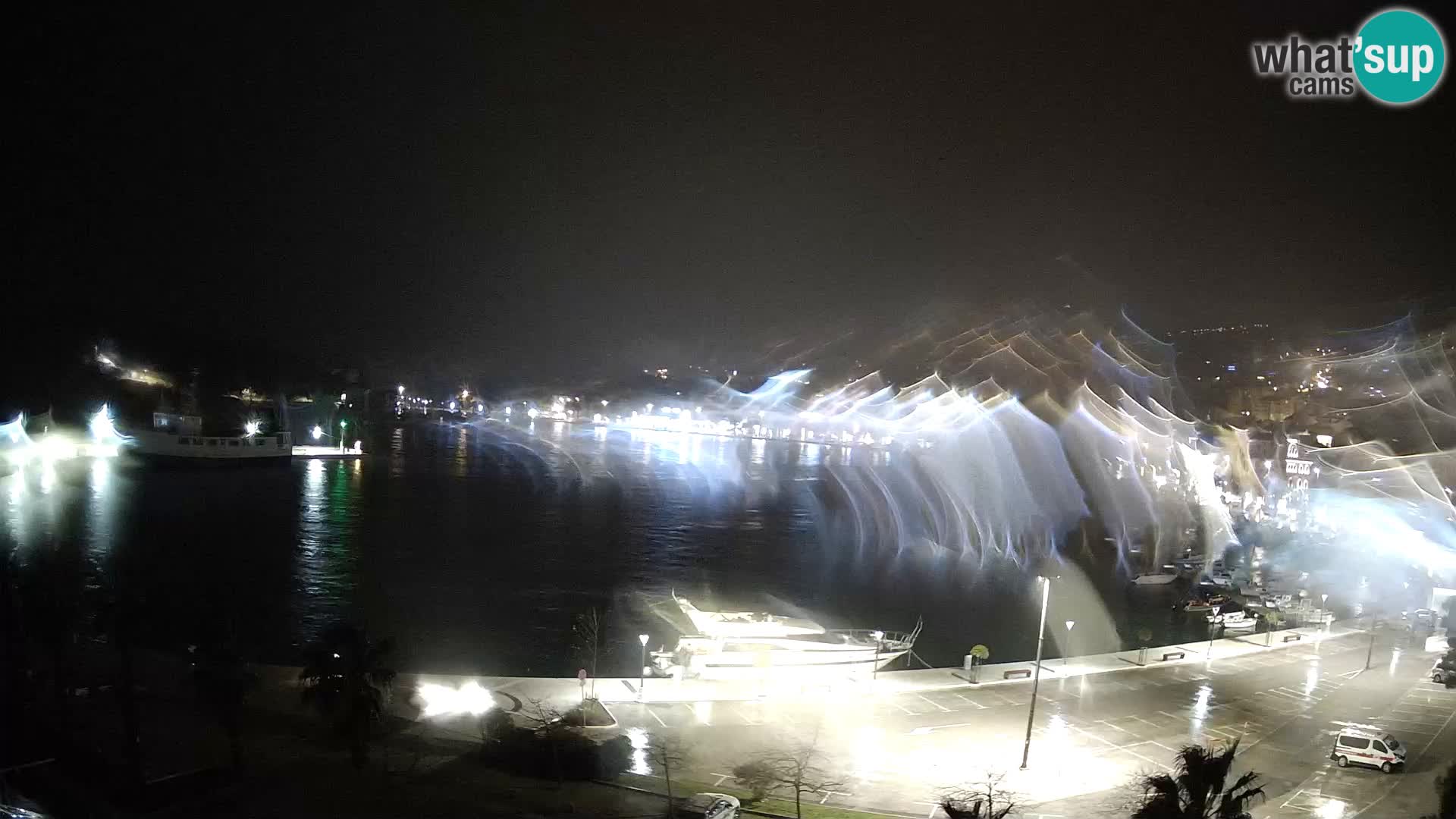 Webcam Makarska ‘s seaside promenade