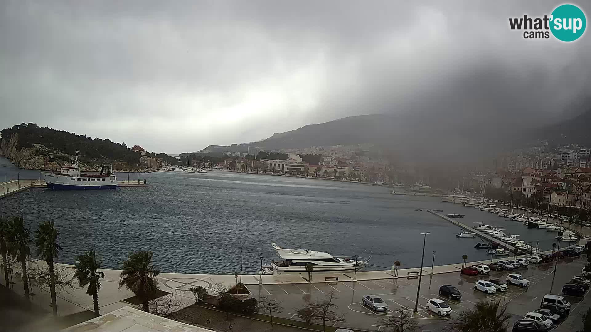 Webcam Makarska ‘s seaside promenade