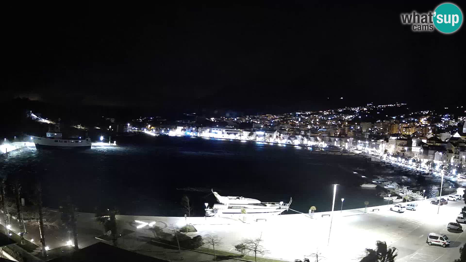 Webcam Makarska paseo junto al mar