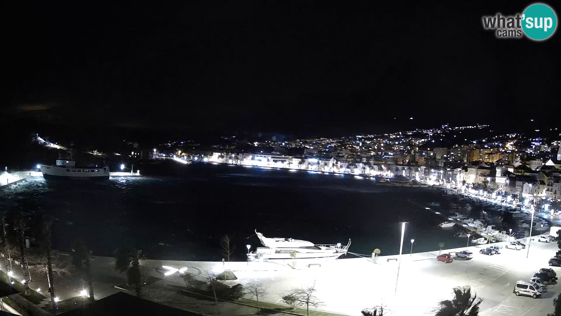 Webcam Makarska ‘s seaside promenade