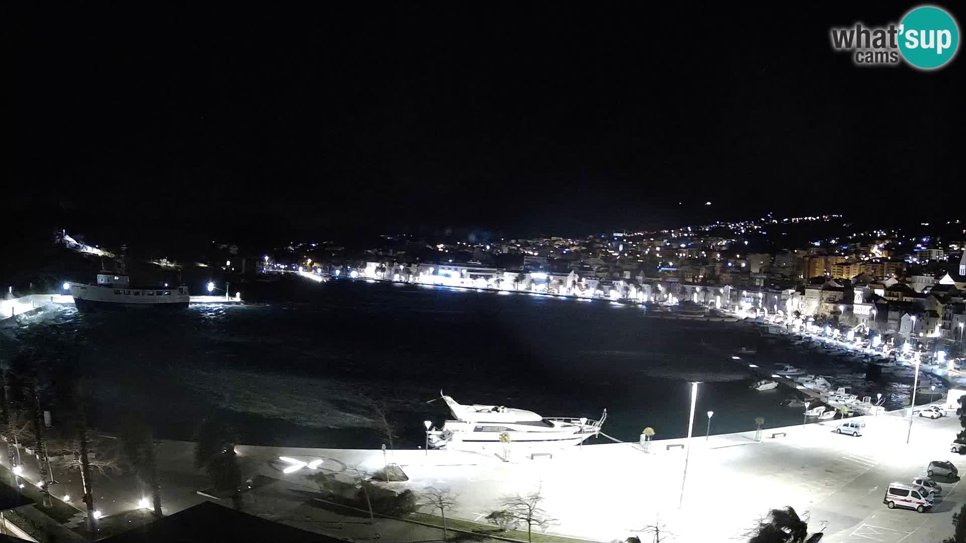 Webcam Makarska ‘s seaside promenade