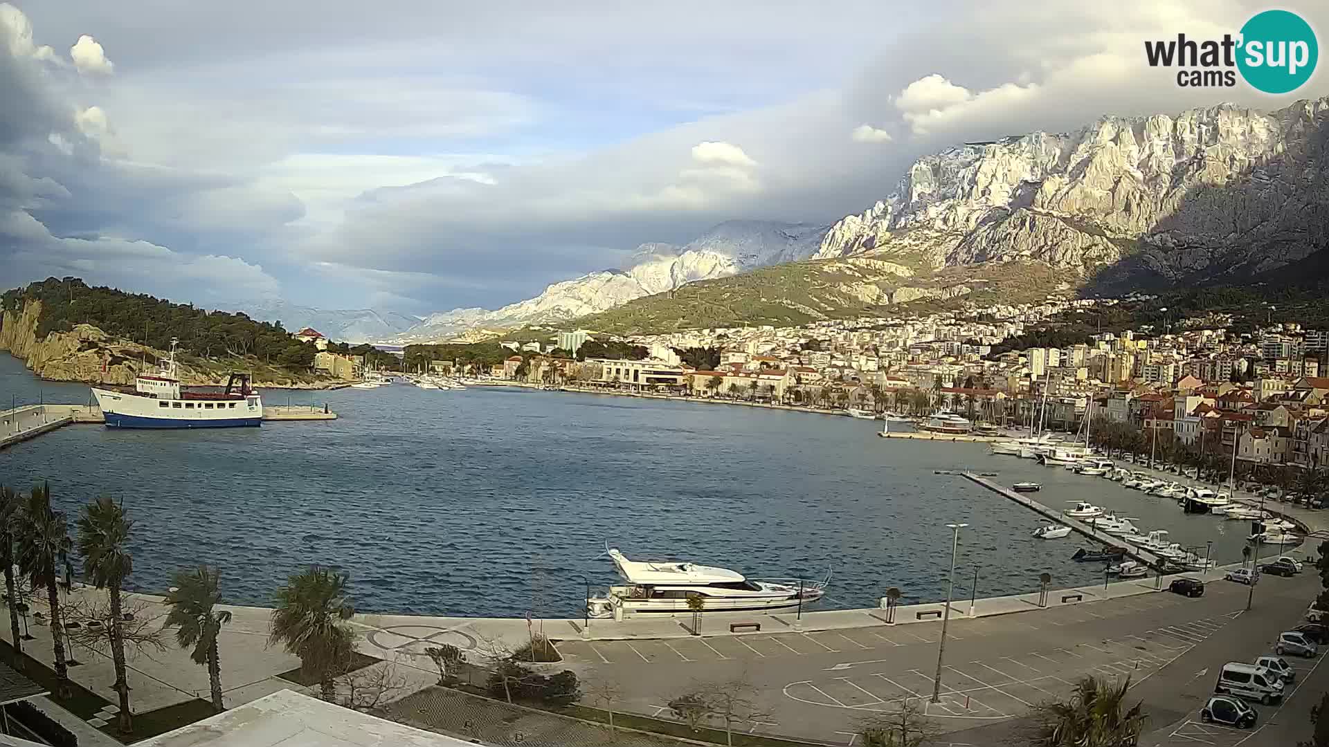 Webcam Makarska paseo junto al mar