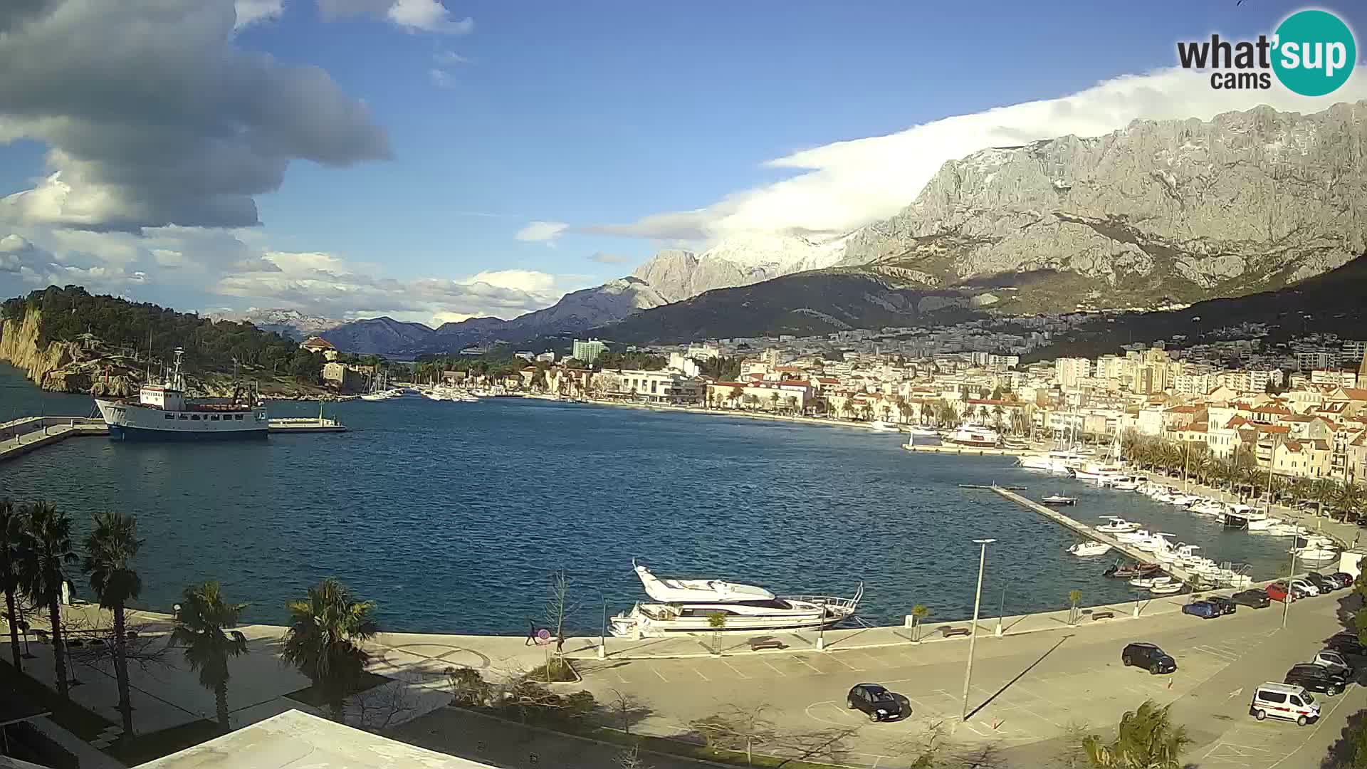 Webcam Makarska paseo junto al mar