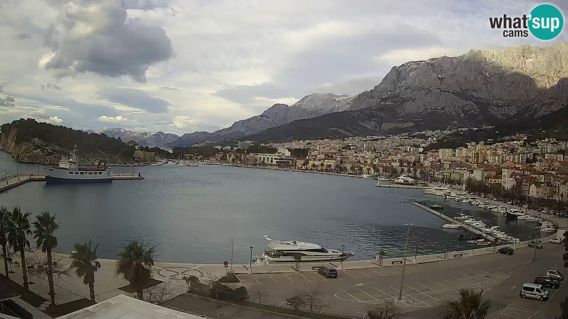 Webcam Makarska paseo junto al mar