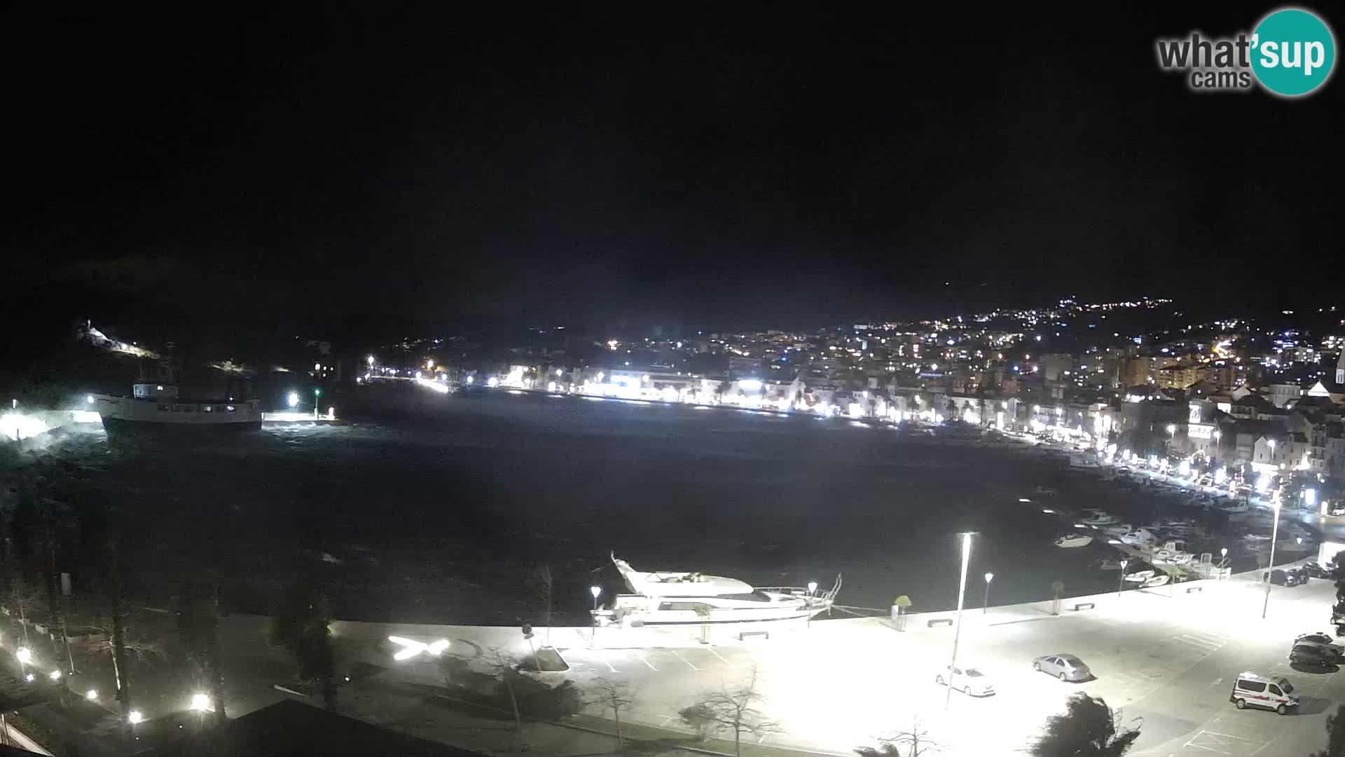 Webcam Makarska paseo junto al mar