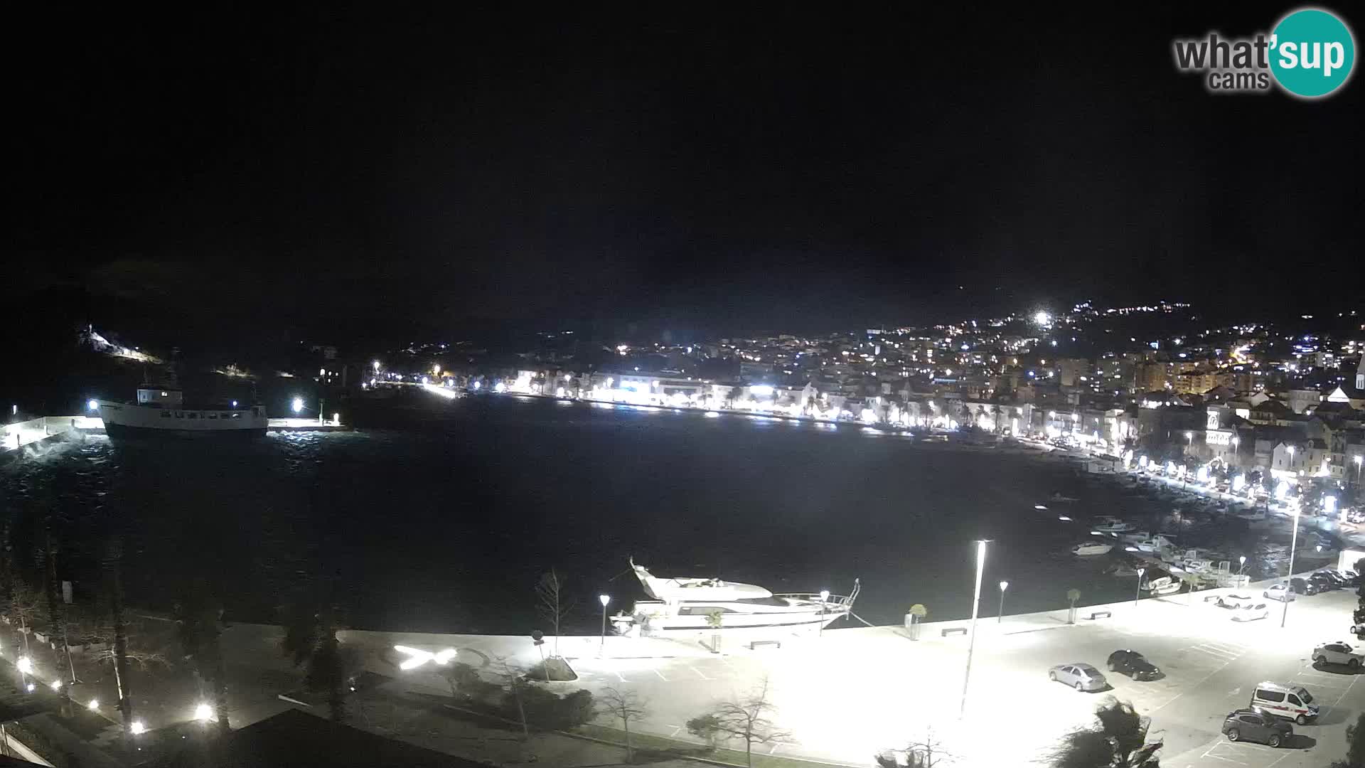 Webcam Makarska paseo junto al mar