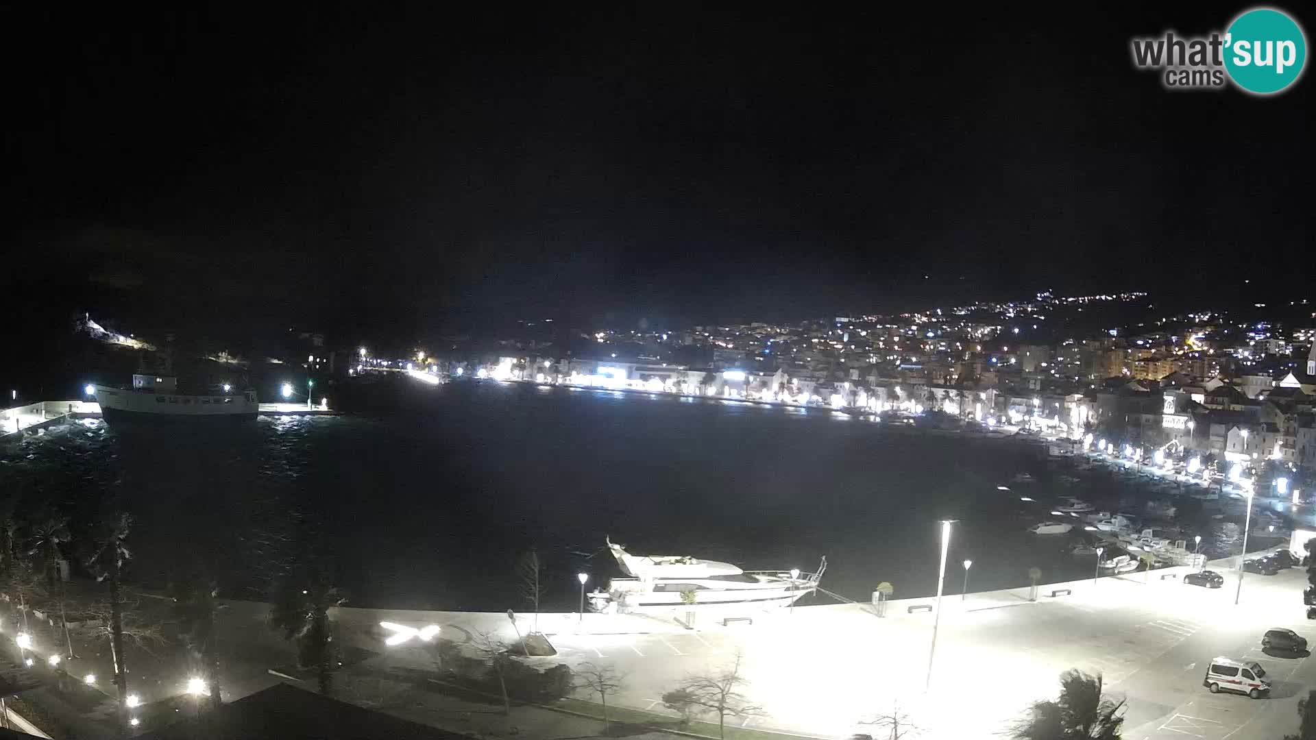 Webcam Makarska ‘s seaside promenade