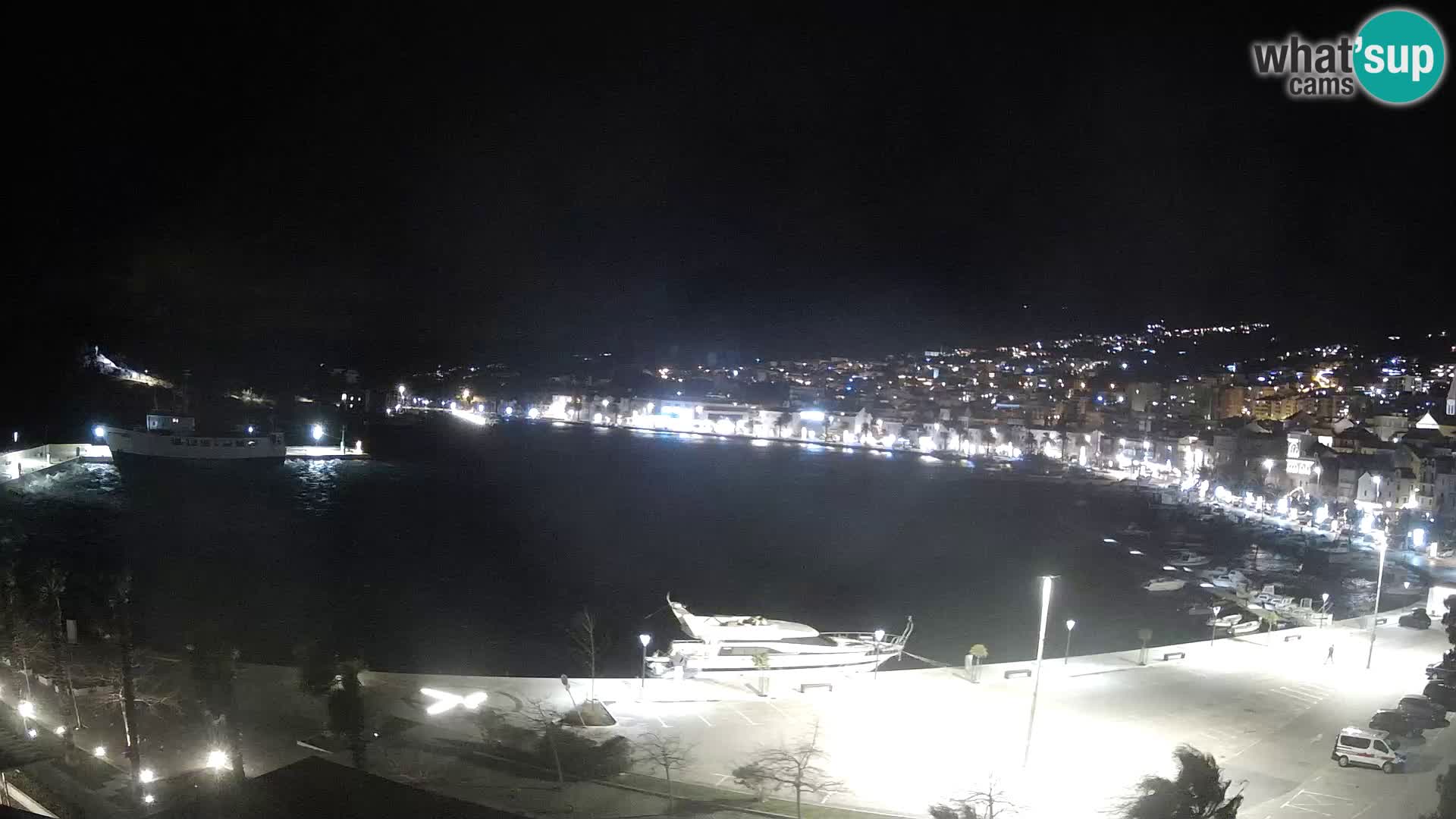 Webcam Makarska paseo junto al mar