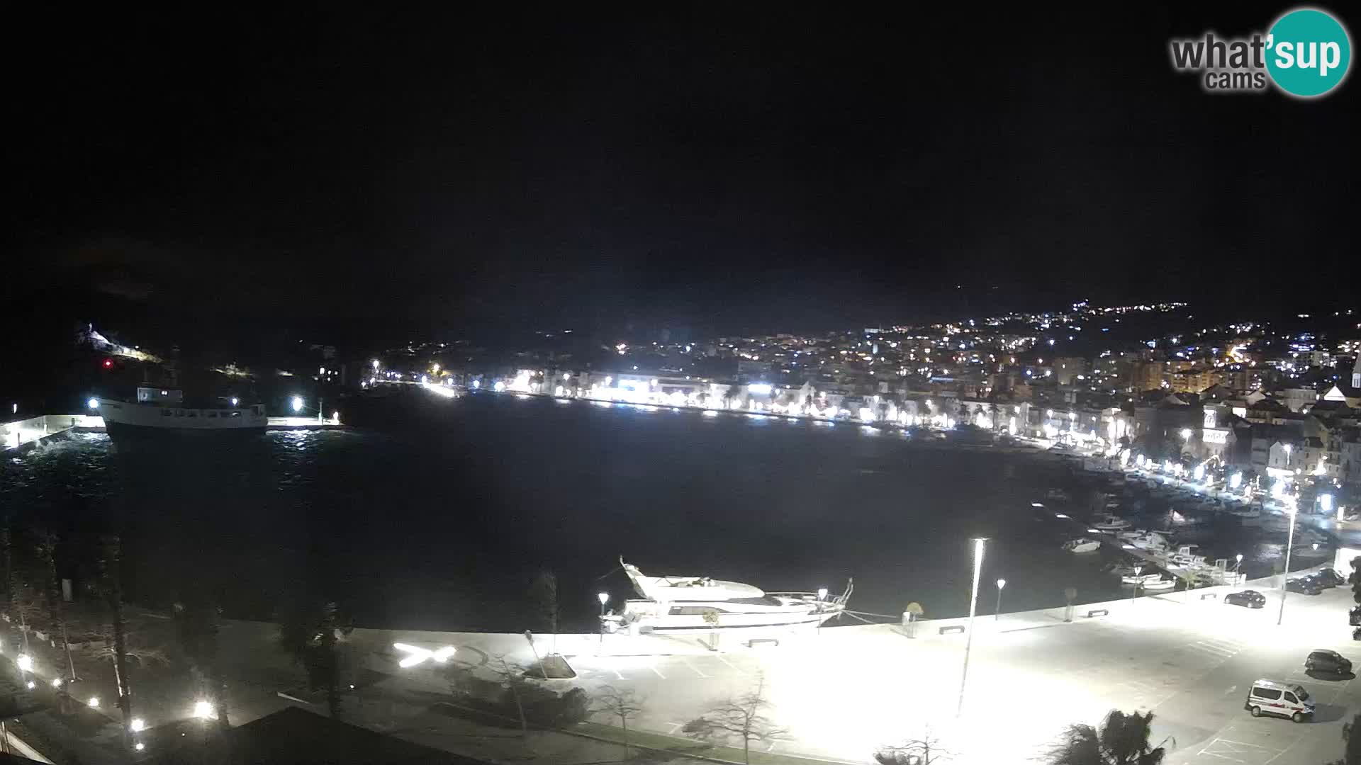 Webcam Makarska paseo junto al mar