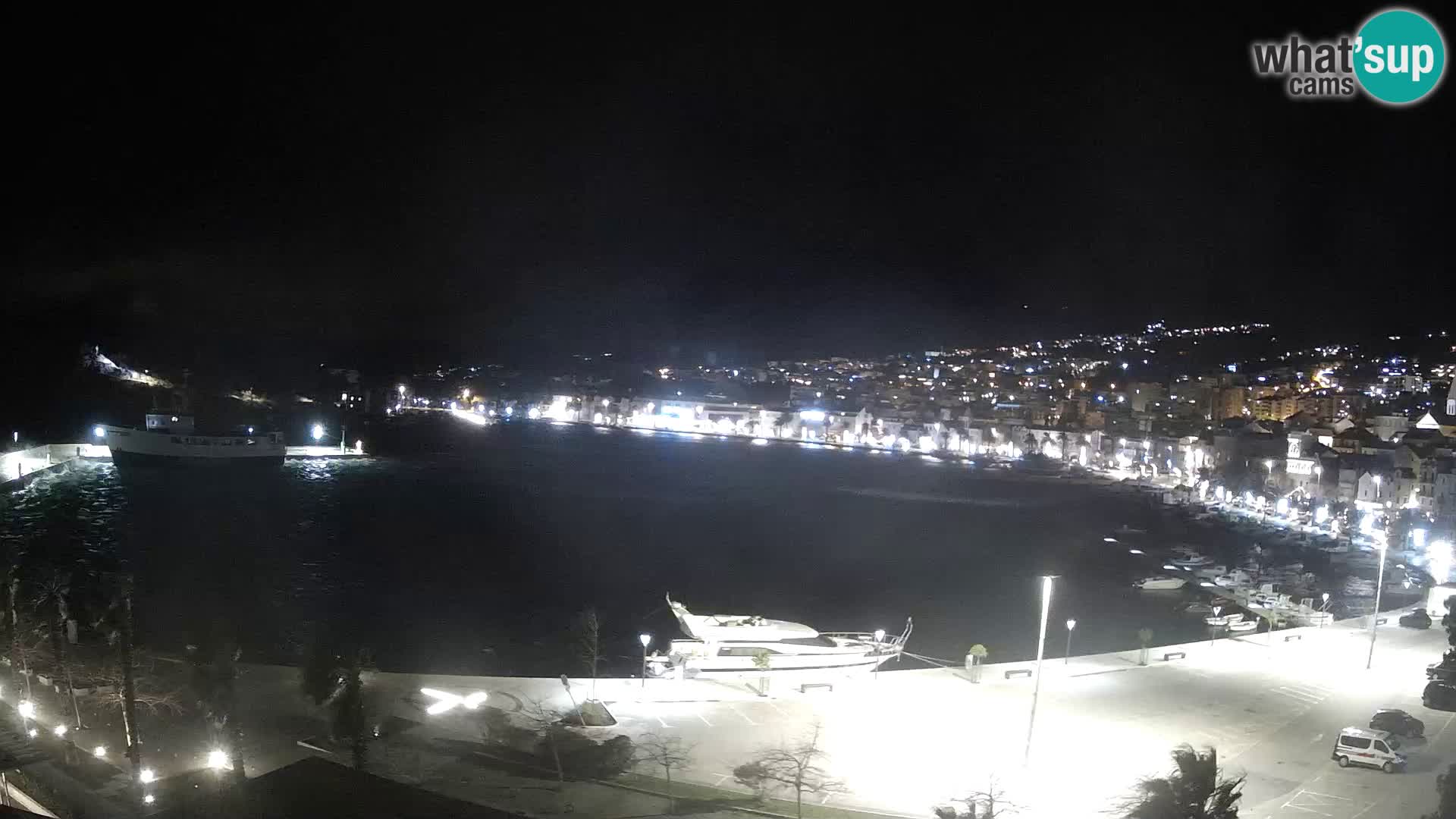 Webcam Makarska paseo junto al mar