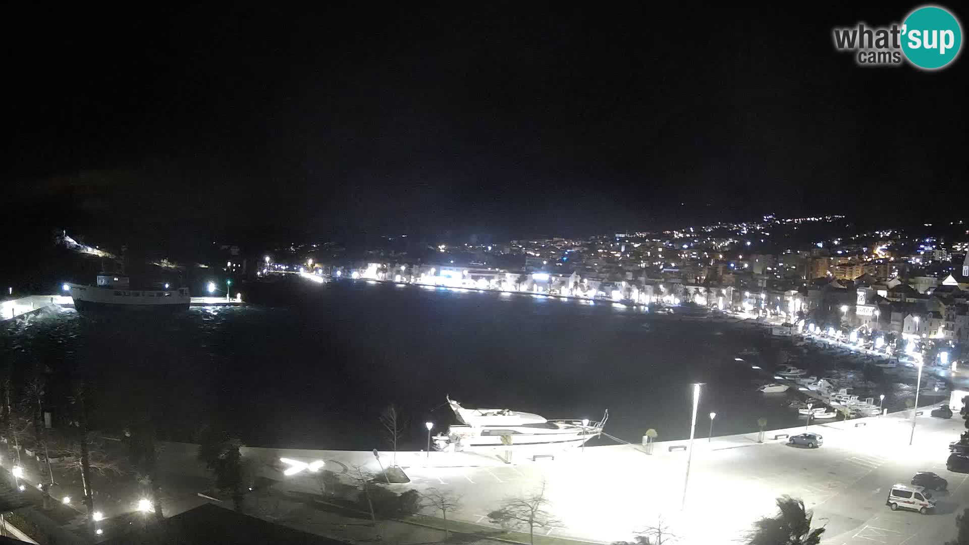 Webcam Makarska ‘s seaside promenade