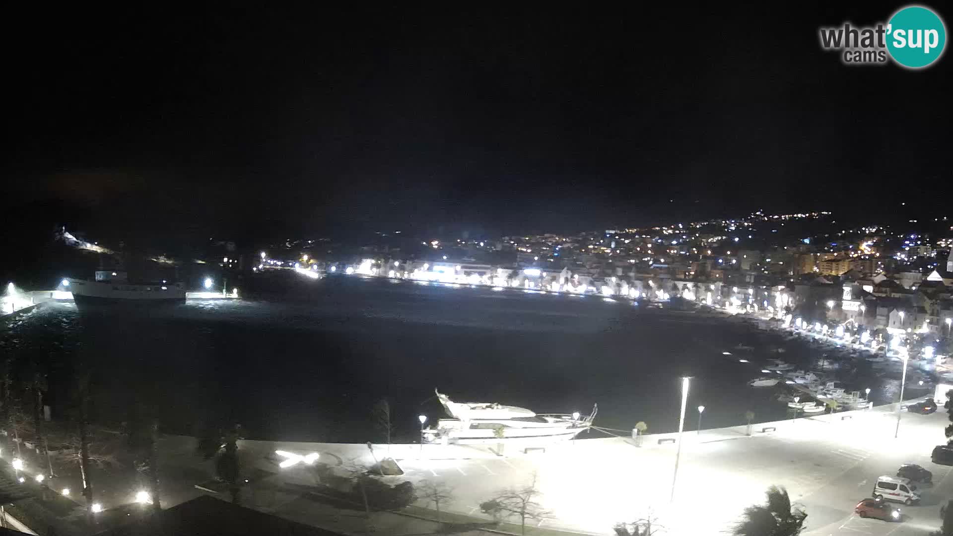 Webcam Makarska paseo junto al mar