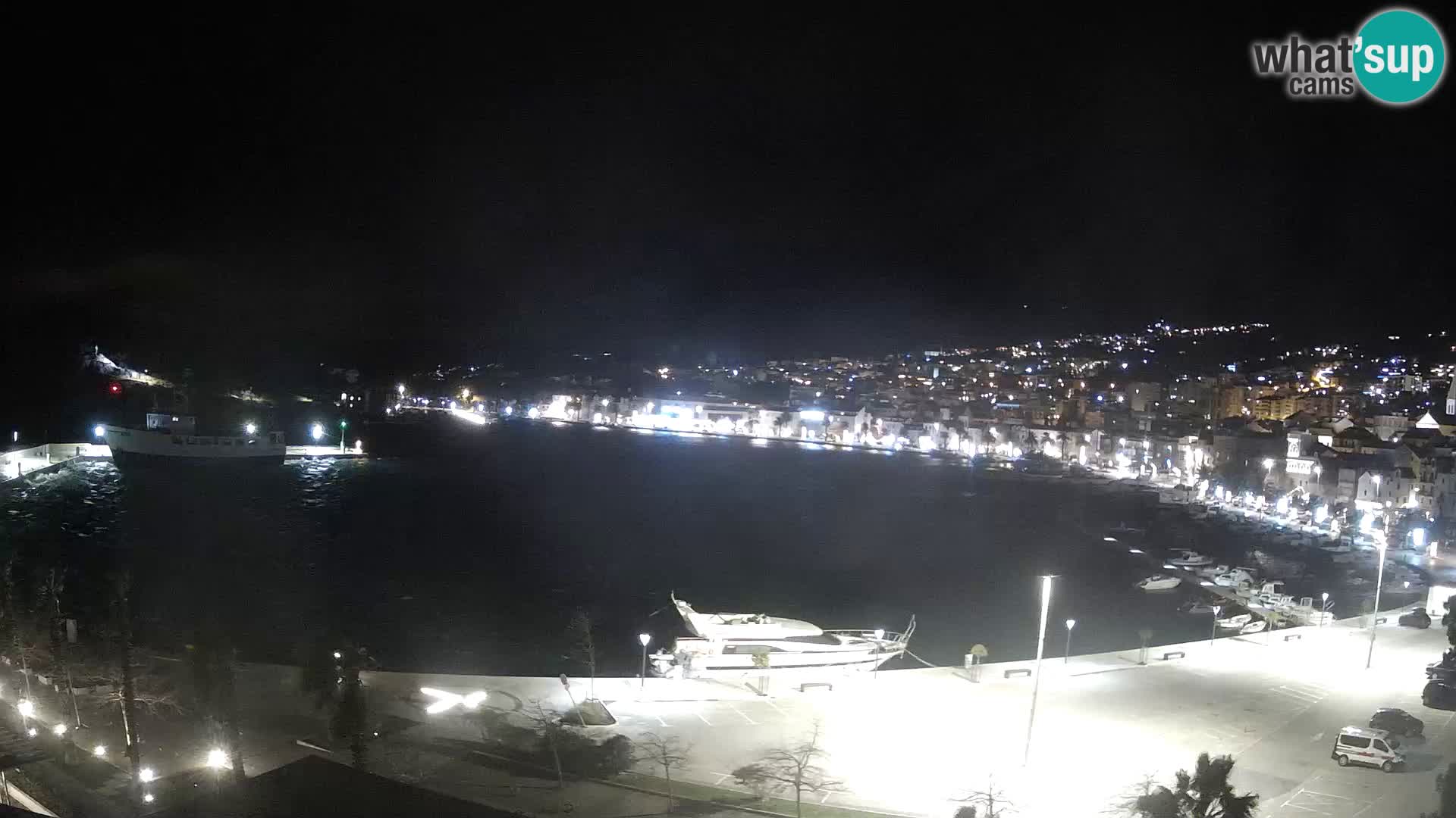 Webcam Makarska paseo junto al mar