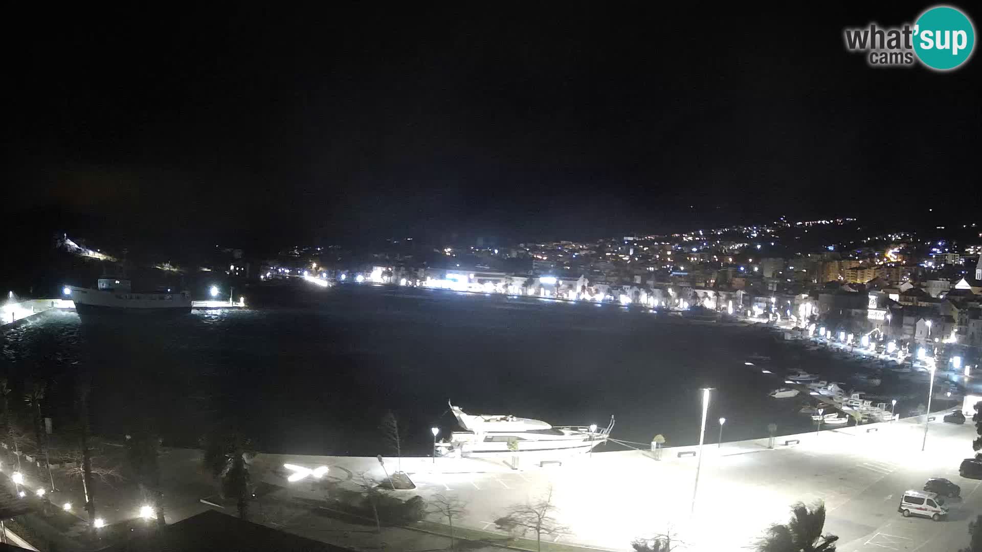 Webcam Makarska paseo junto al mar