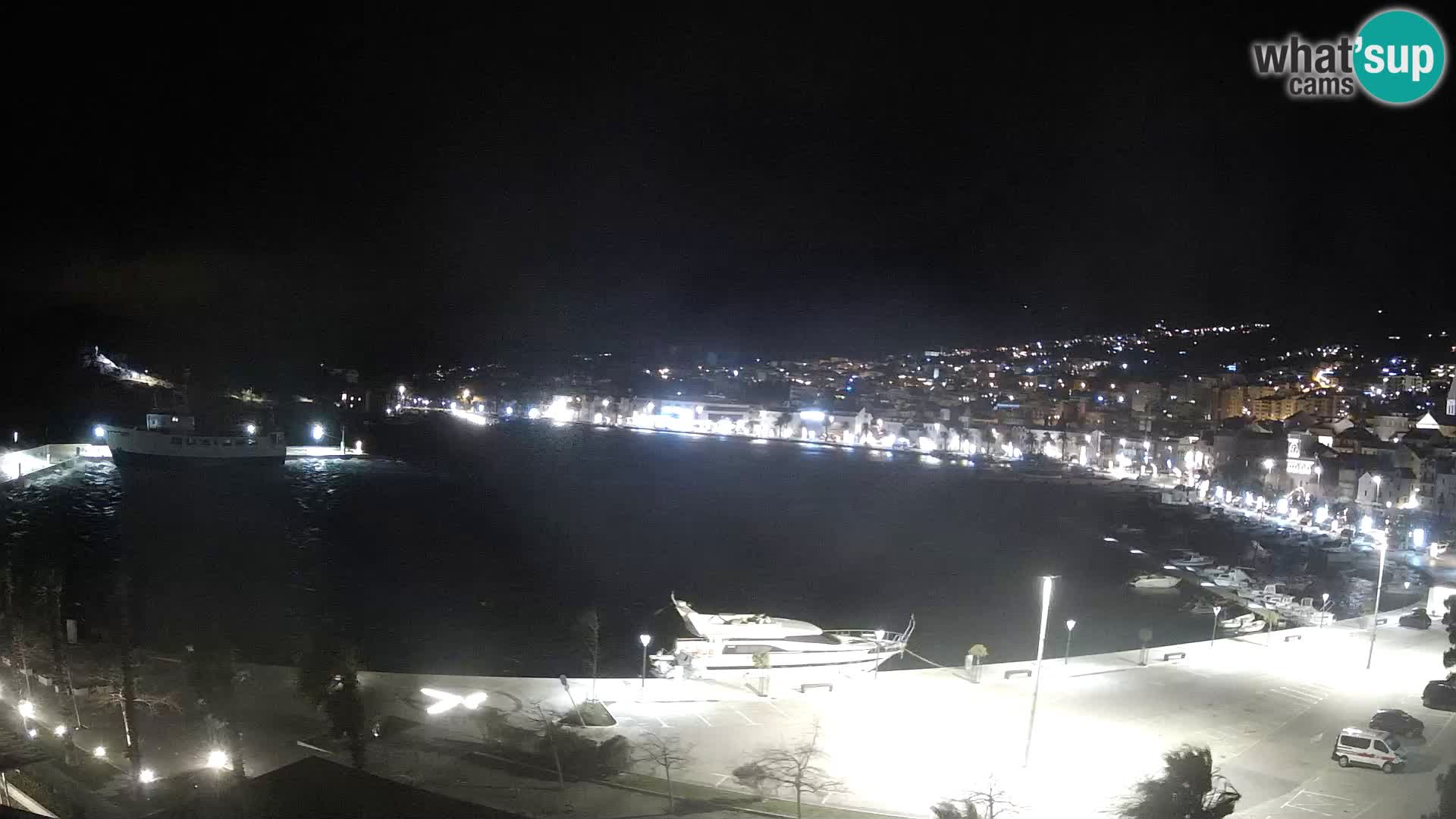 Webcam Makarska ‘s seaside promenade