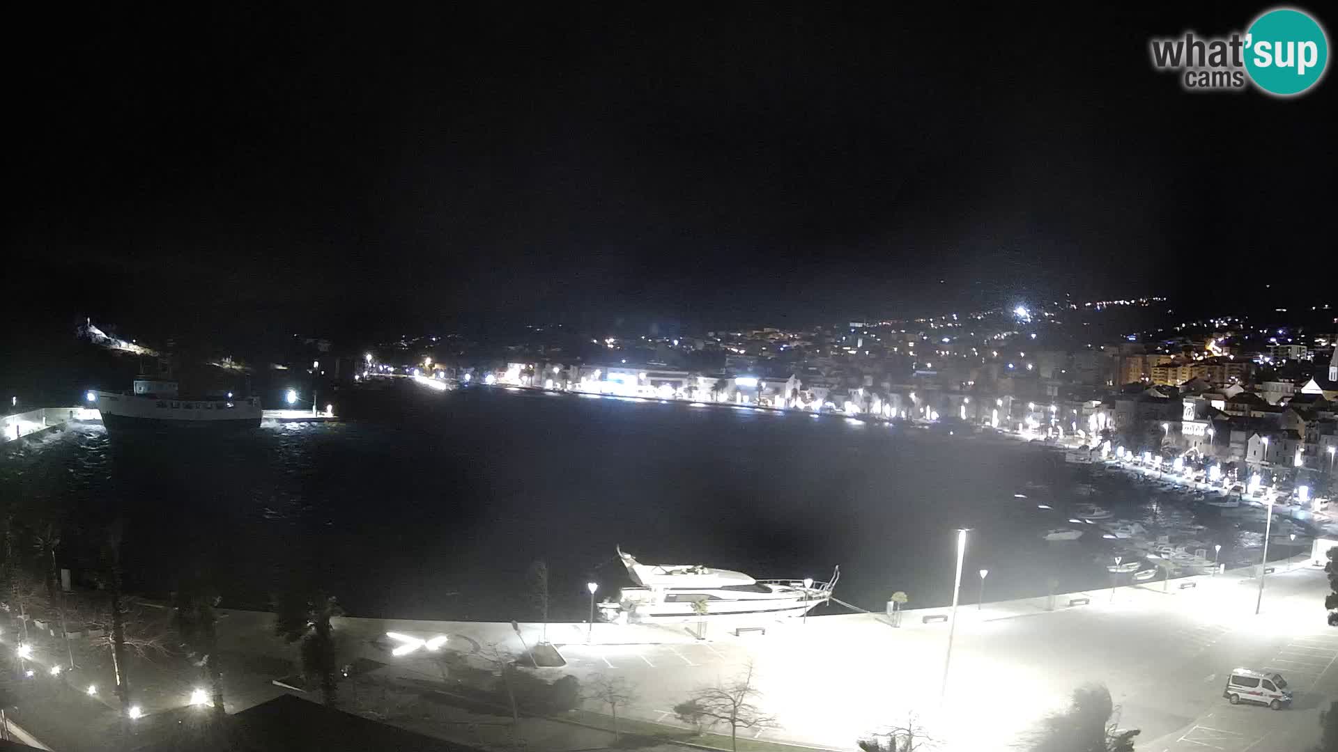 Webcam Makarska ‘s seaside promenade