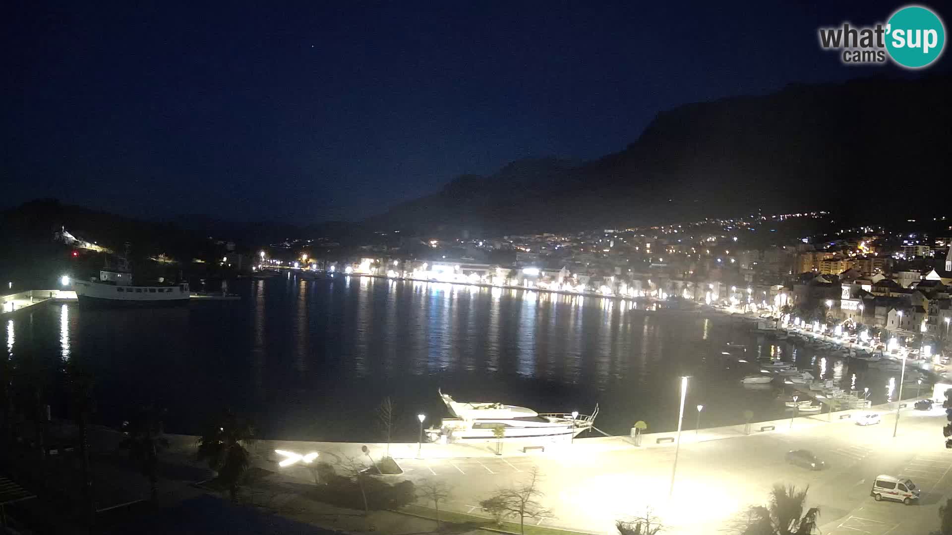 Webcam Makarska paseo junto al mar