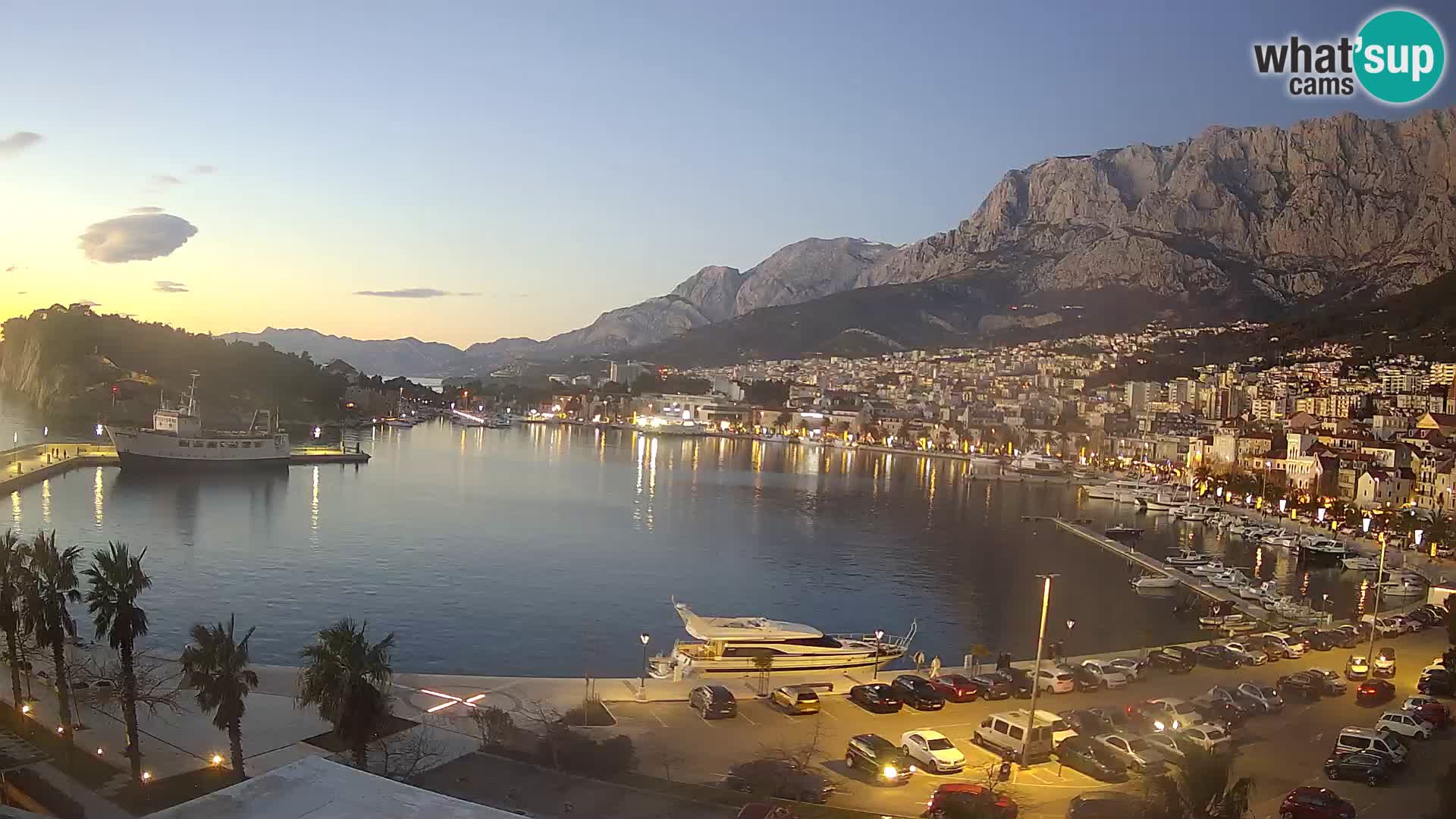 Webcam Makarska paseo junto al mar