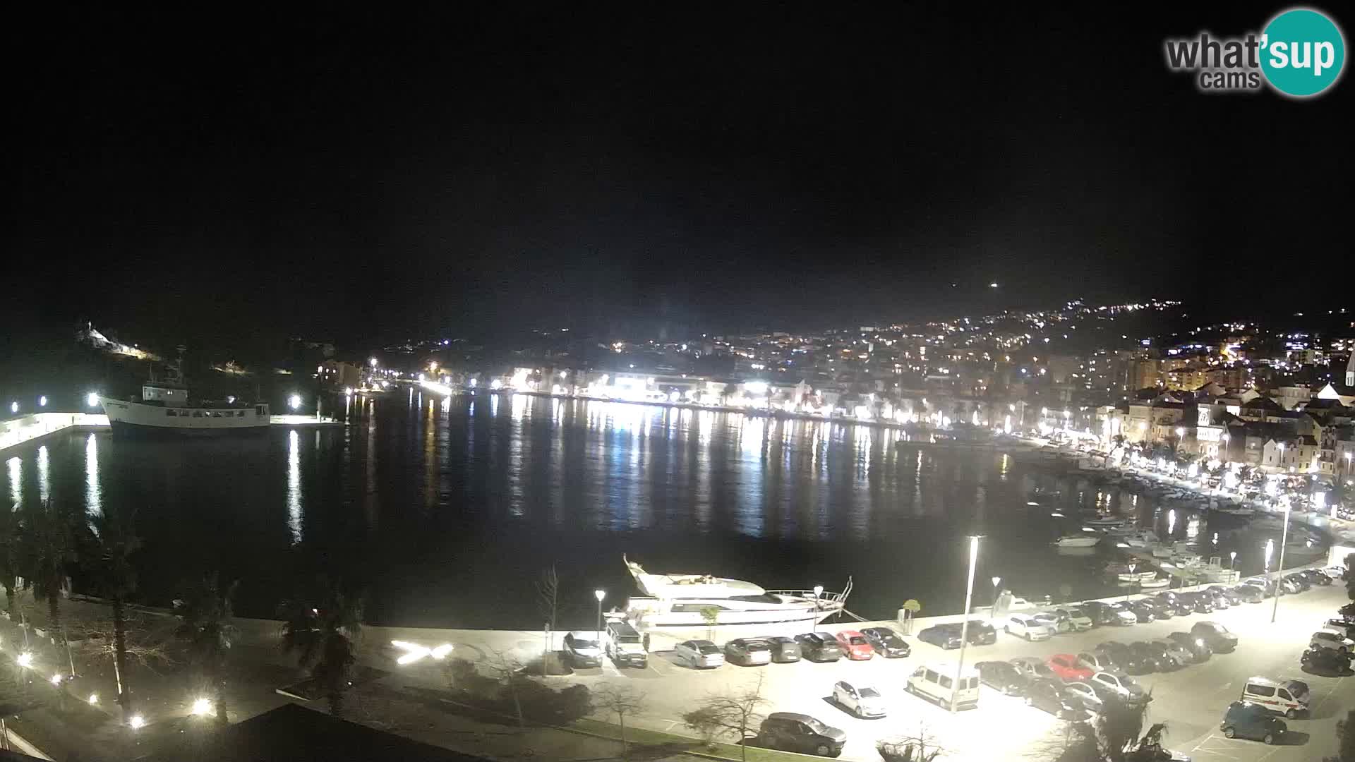 Webcam Makarska ‘s seaside promenade