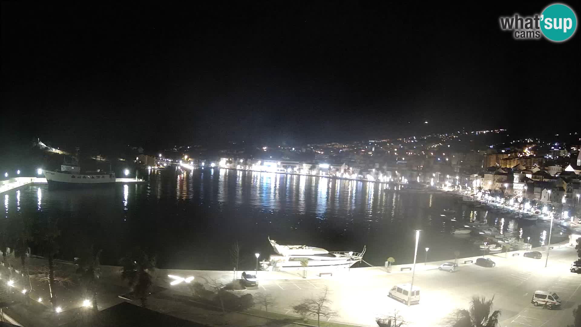 Webcam Makarska ‘s seaside promenade