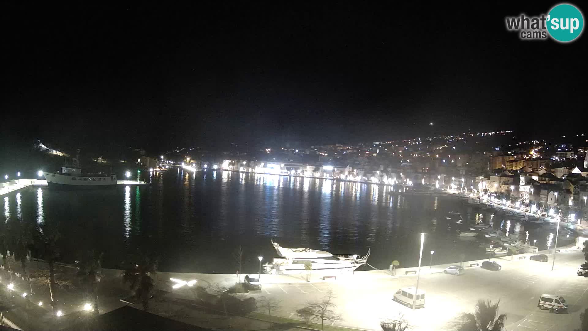 Webcam Makarska ‘s seaside promenade