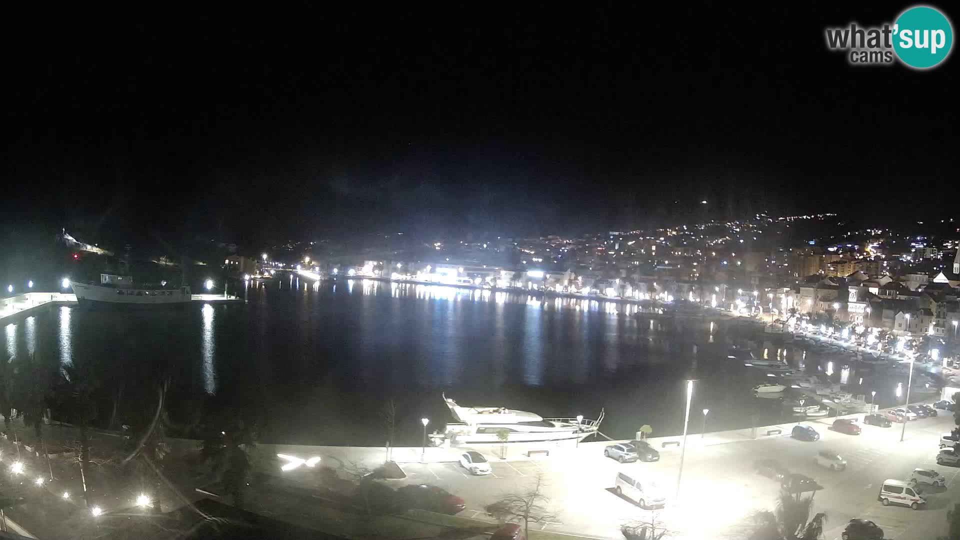 Webcam Makarska ‘s seaside promenade