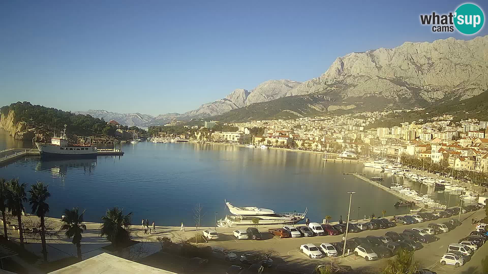 Webcam Makarska paseo junto al mar