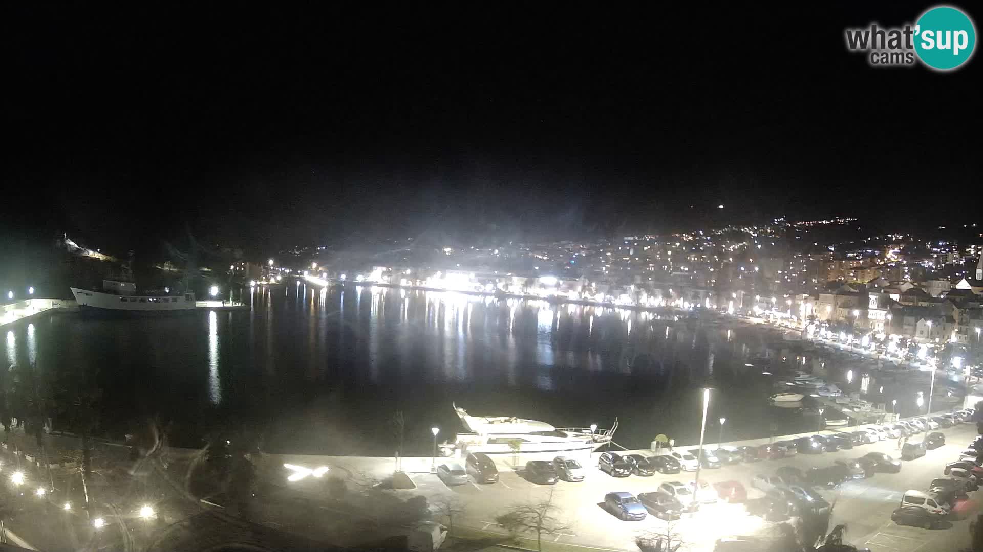 Webcam Makarska paseo junto al mar