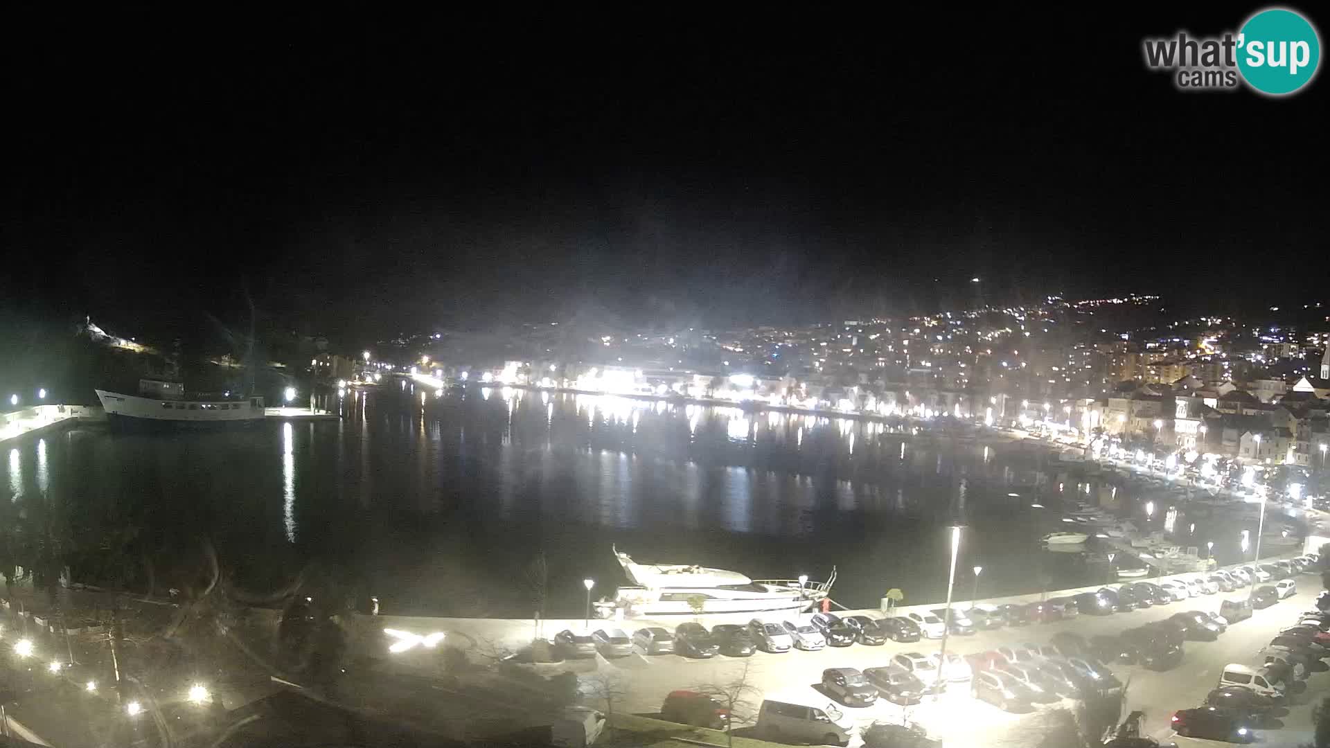 Webcam Makarska ‘s seaside promenade