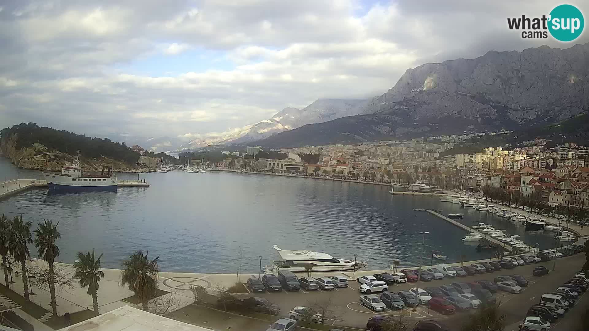 Webcam Makarska paseo junto al mar